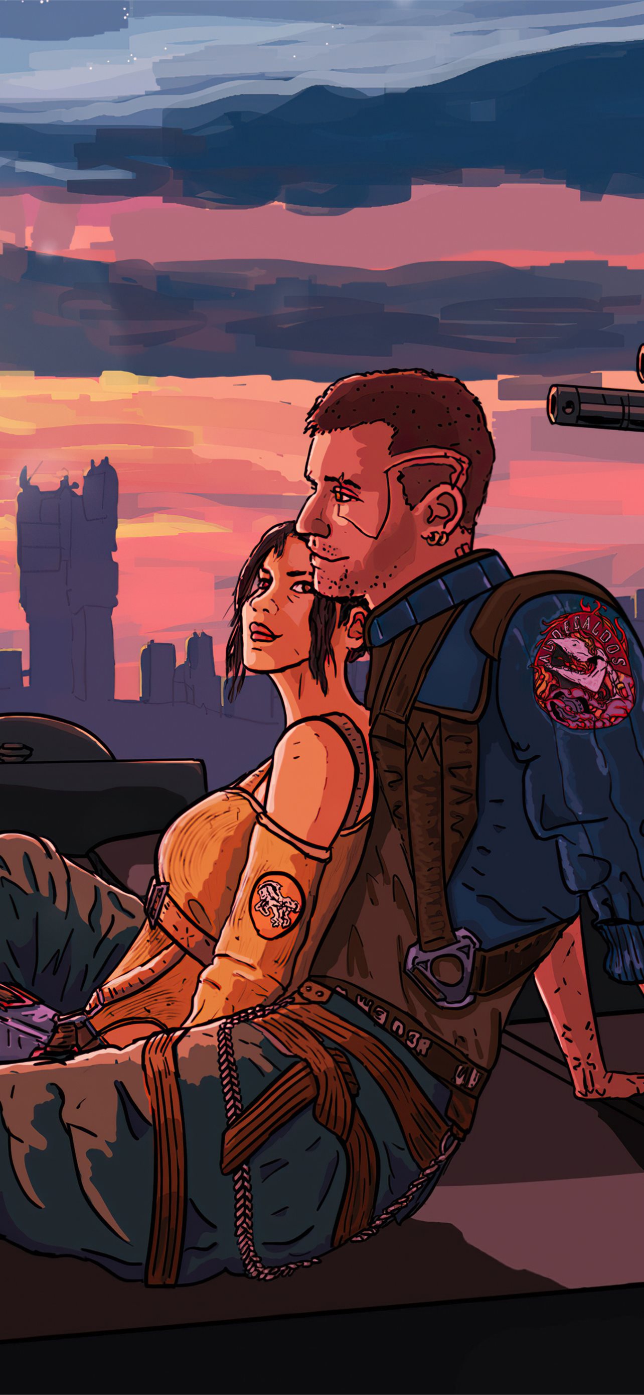 Best Cyberpunk 2077 iPhone HD Wallpaper