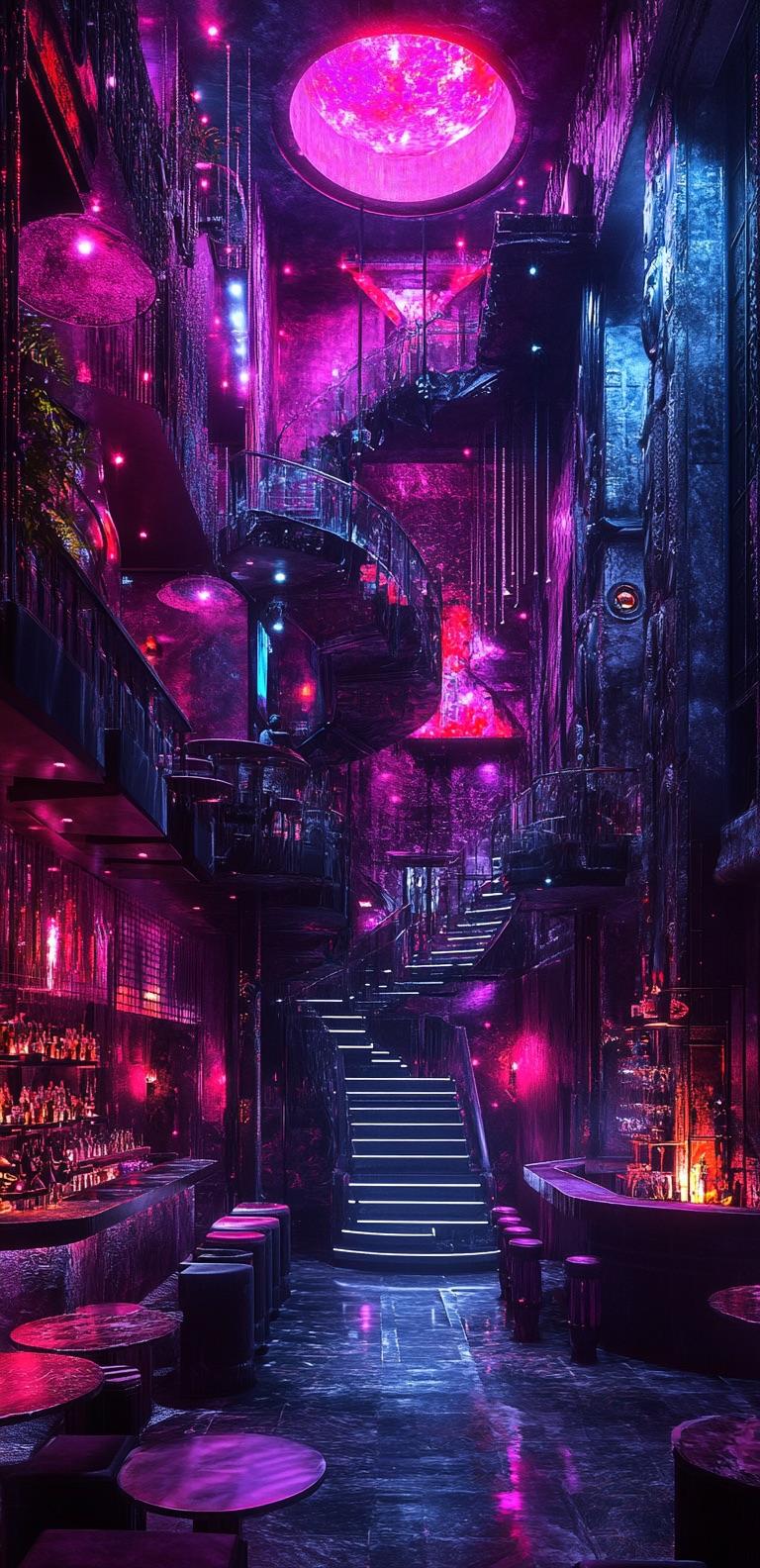 A set of Cyberpunk Wallpaper sized for the 16 Pro