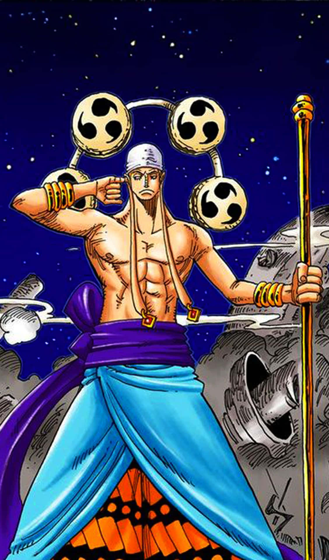 Download One Piece: Enel, the God of Skypiea Wallpaper