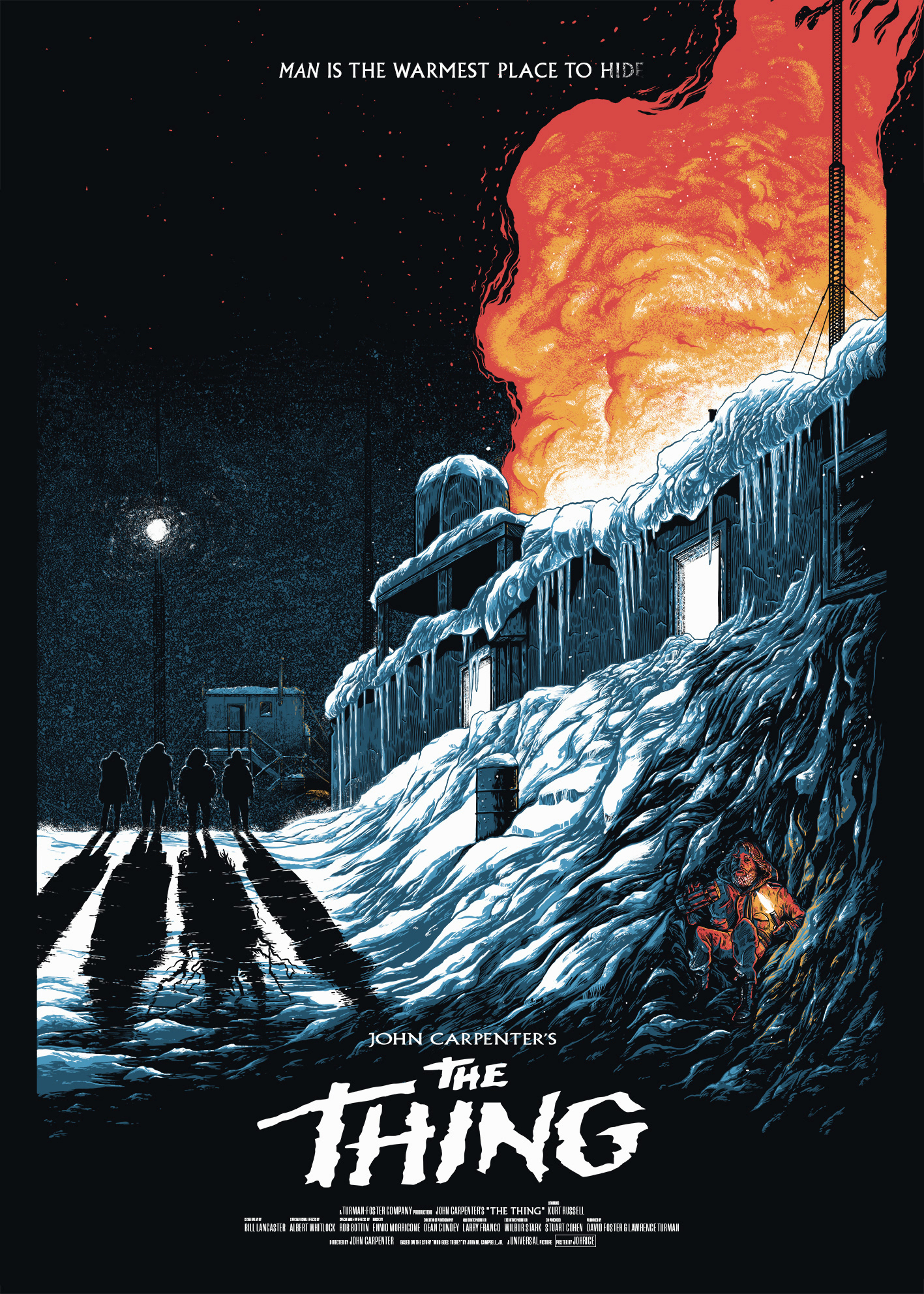 Johrice. Illustration & Gig Posters Carpenter's The Thing