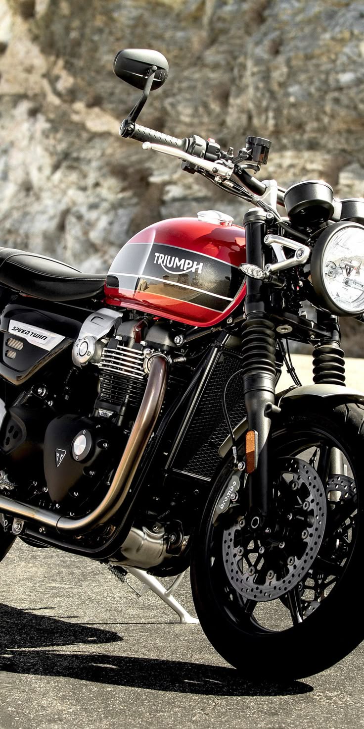 Triumph Speed Twin, motorcycle, 2019, 1080x2160 wallpaper
