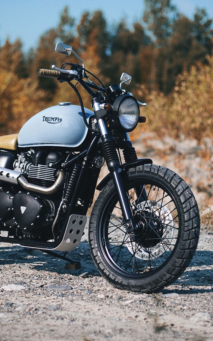 Wallpaper side view bike triumph bonneville