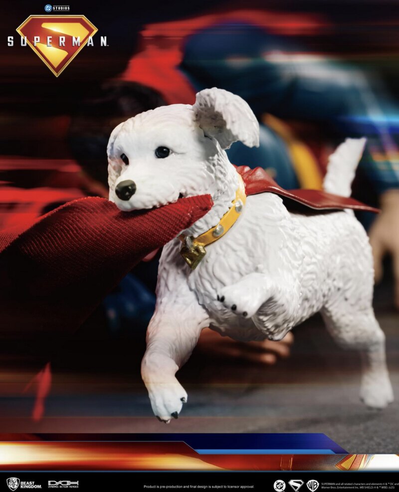 DAH Superman Legacy Superman & Krypto Figure Preview From Beast Kingdom