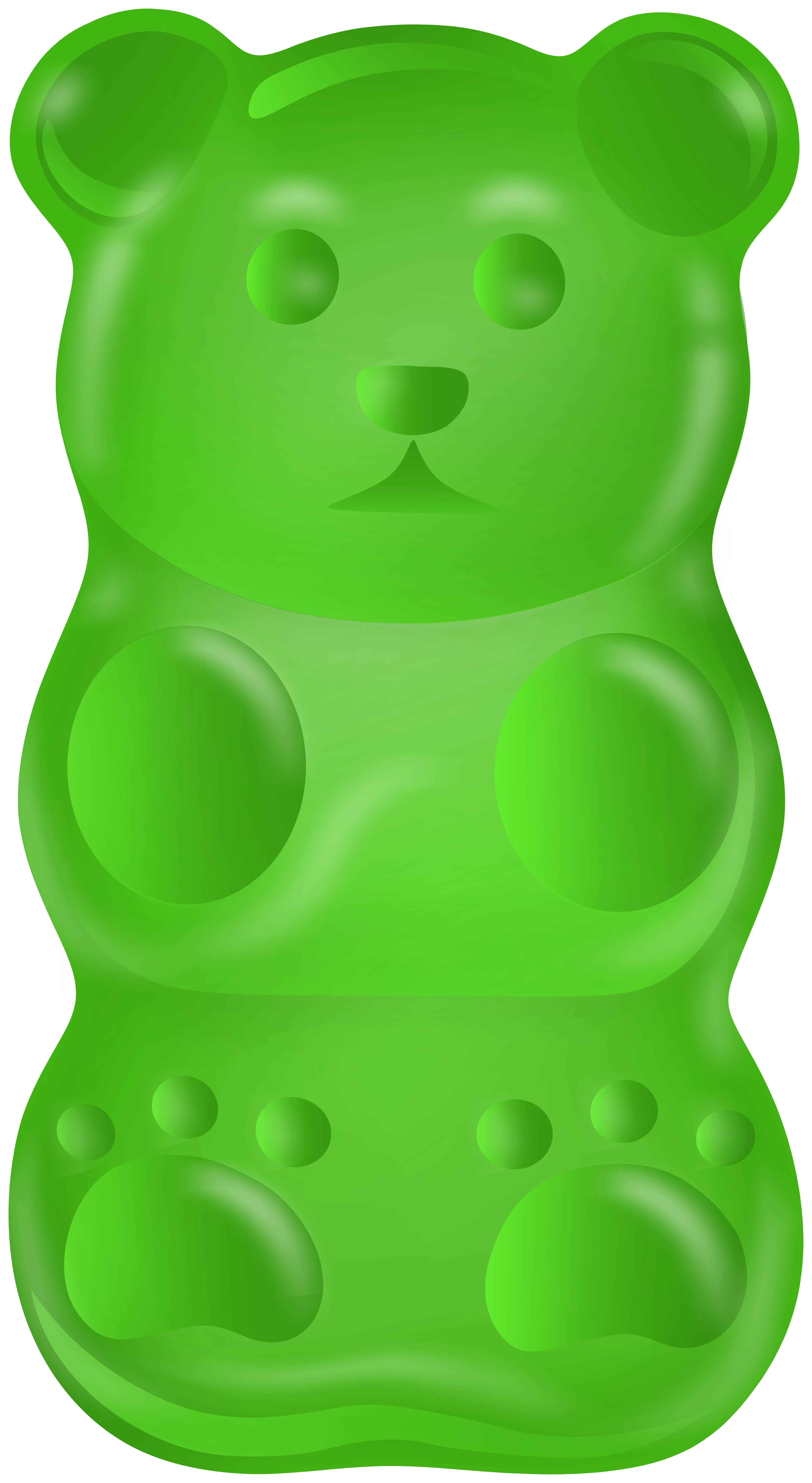 Green Gummy Bear PNG Clipart​-Quality Free Image and Transparent PNG Clipart