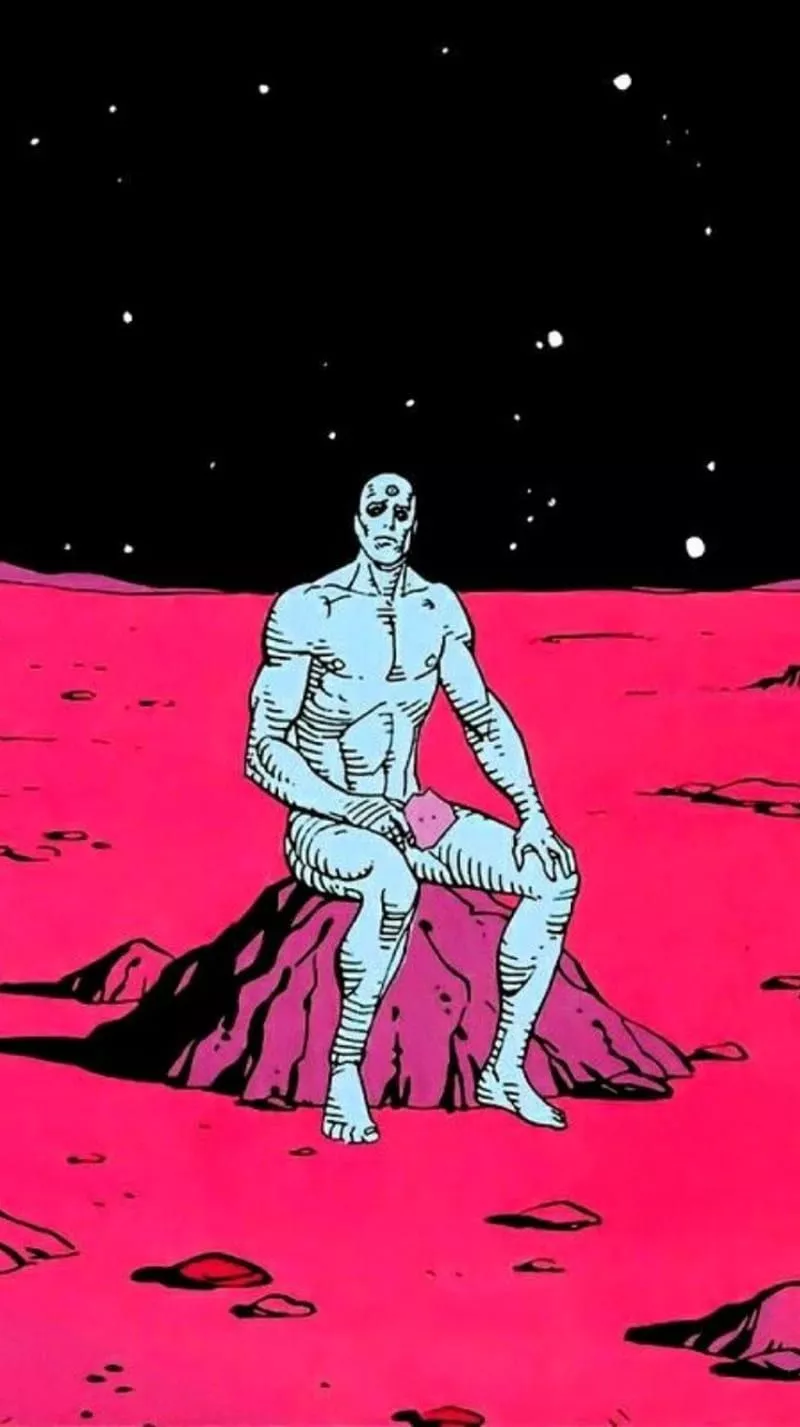 Dr Manhattan, black, rock, HD phone wallpaper