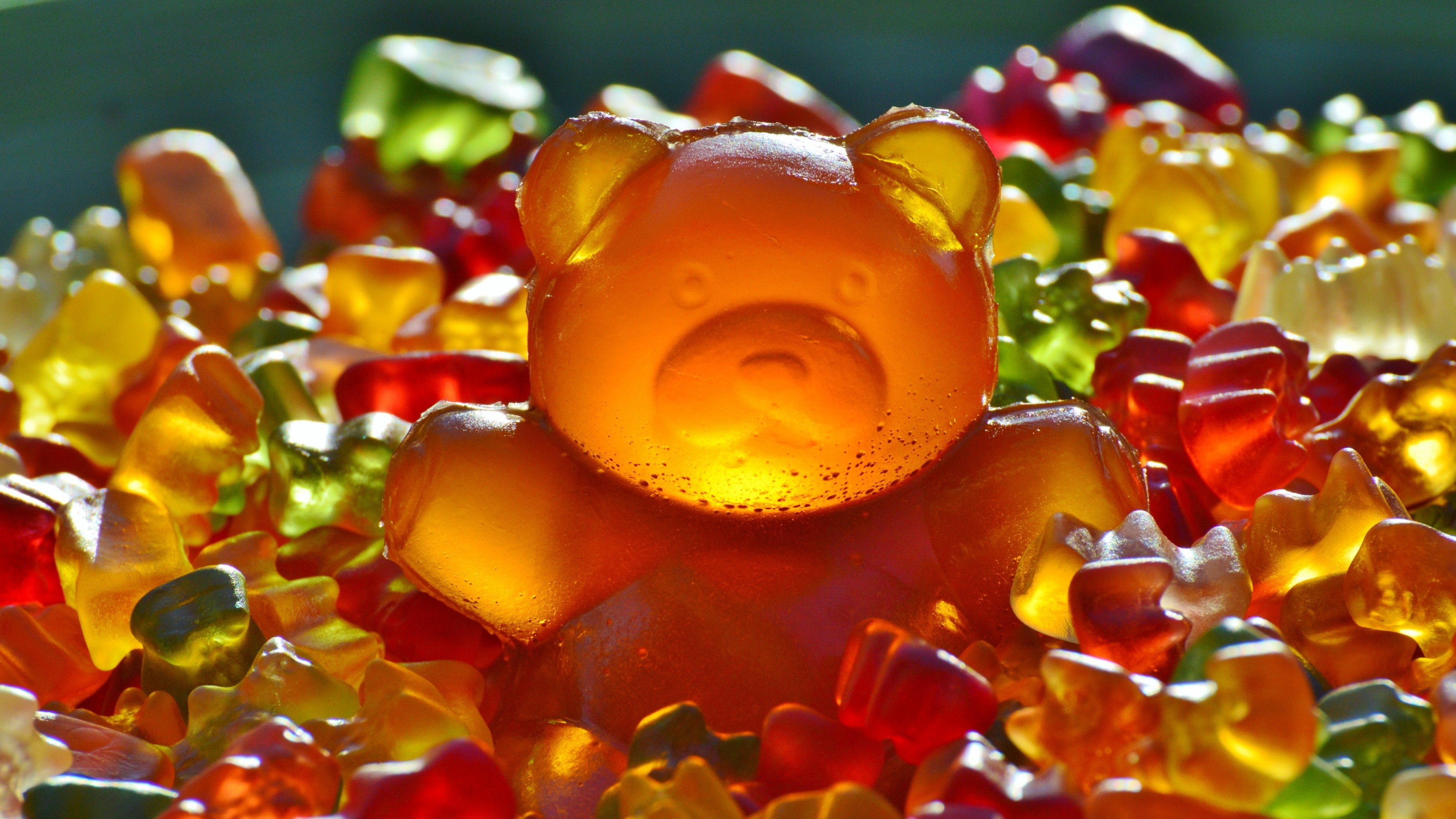 Download Food Gummy Bear 4k Ultra HD Wallpaper