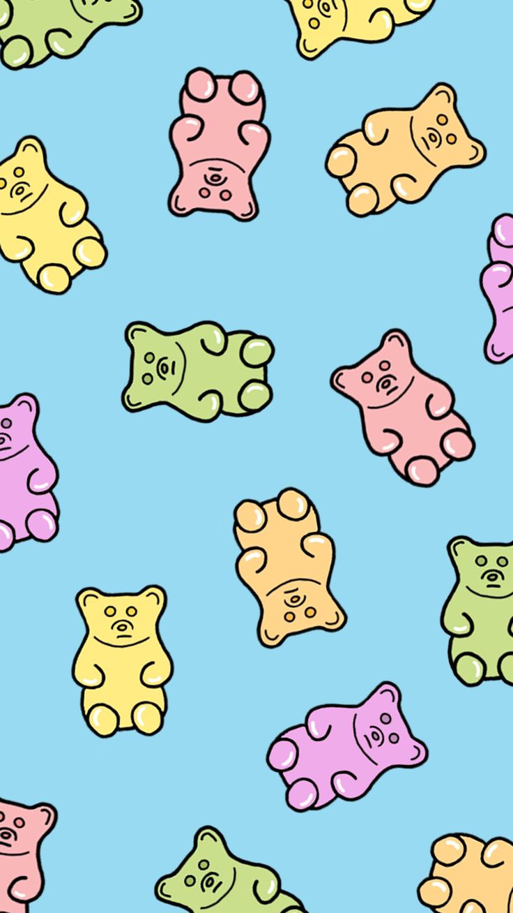 cute gummy bear wallpaper
