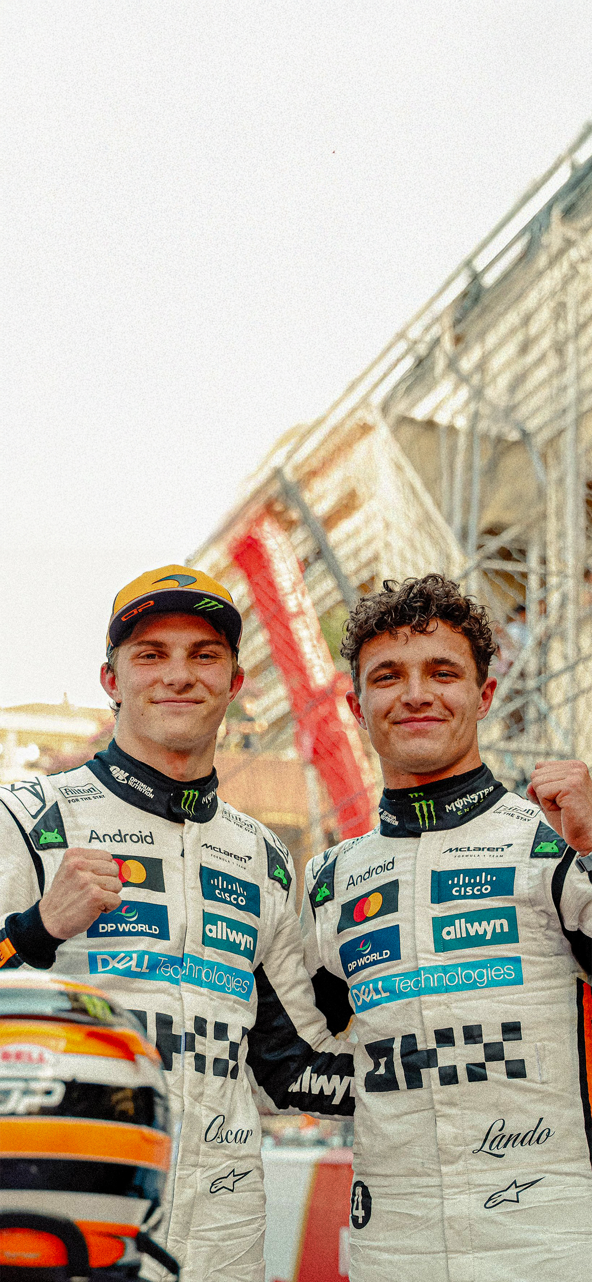 F1 Wallpaper Norris & Oscar Piastri. F1 Wallpaper #mclarenF1 #MonacoGP
