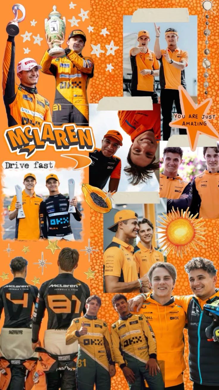 Lando Norris and Oscar Piastri Wallpaper