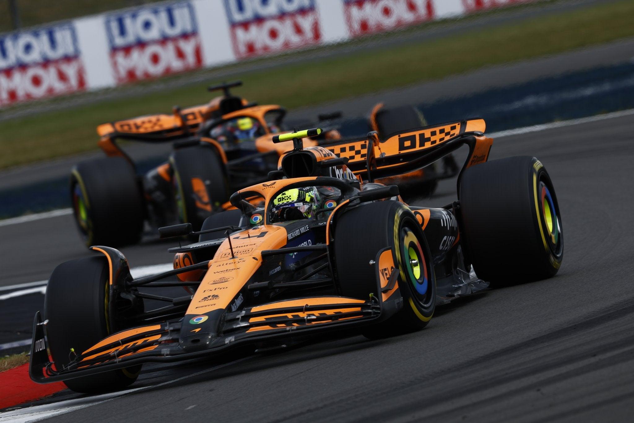 LANDO NORRIS AND OSCAR PIASTRI SHINE IN FORMULA 1 RACE IN SILVERSTONE