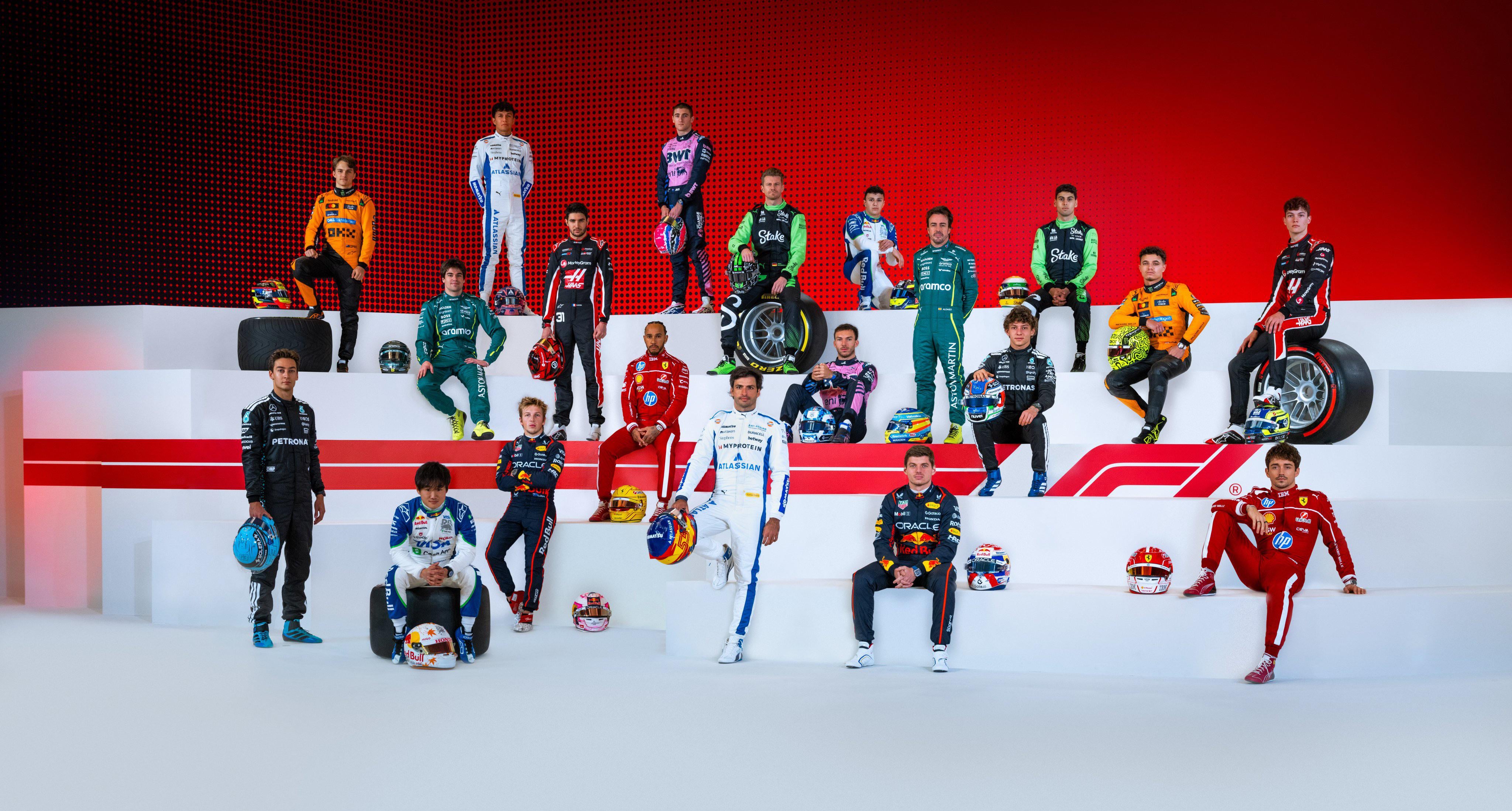 F1 via Instagram The Formula 1 Class Of 2025. It's all to drive for
