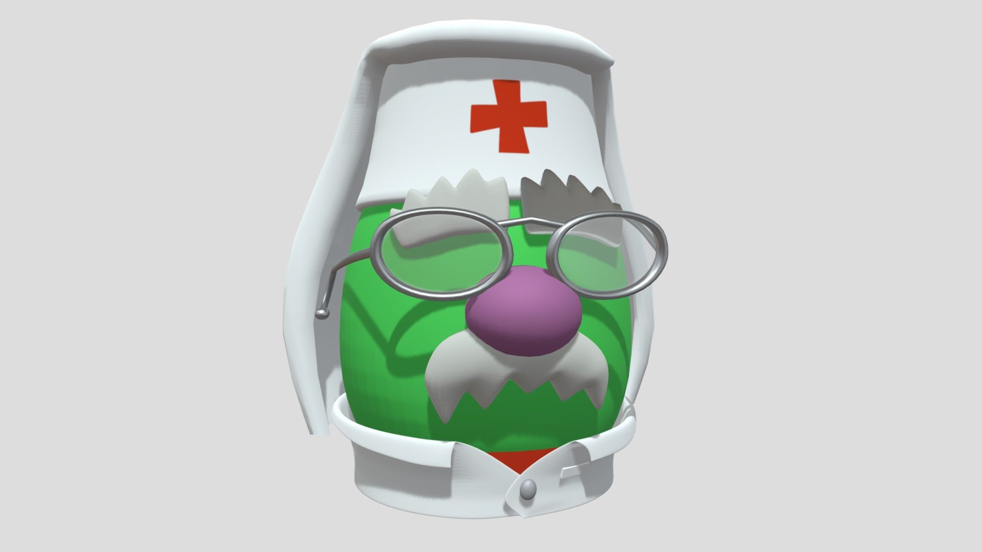 Pa Grape as Nurse Free 3D model by 321Blender [cc5fa2c]