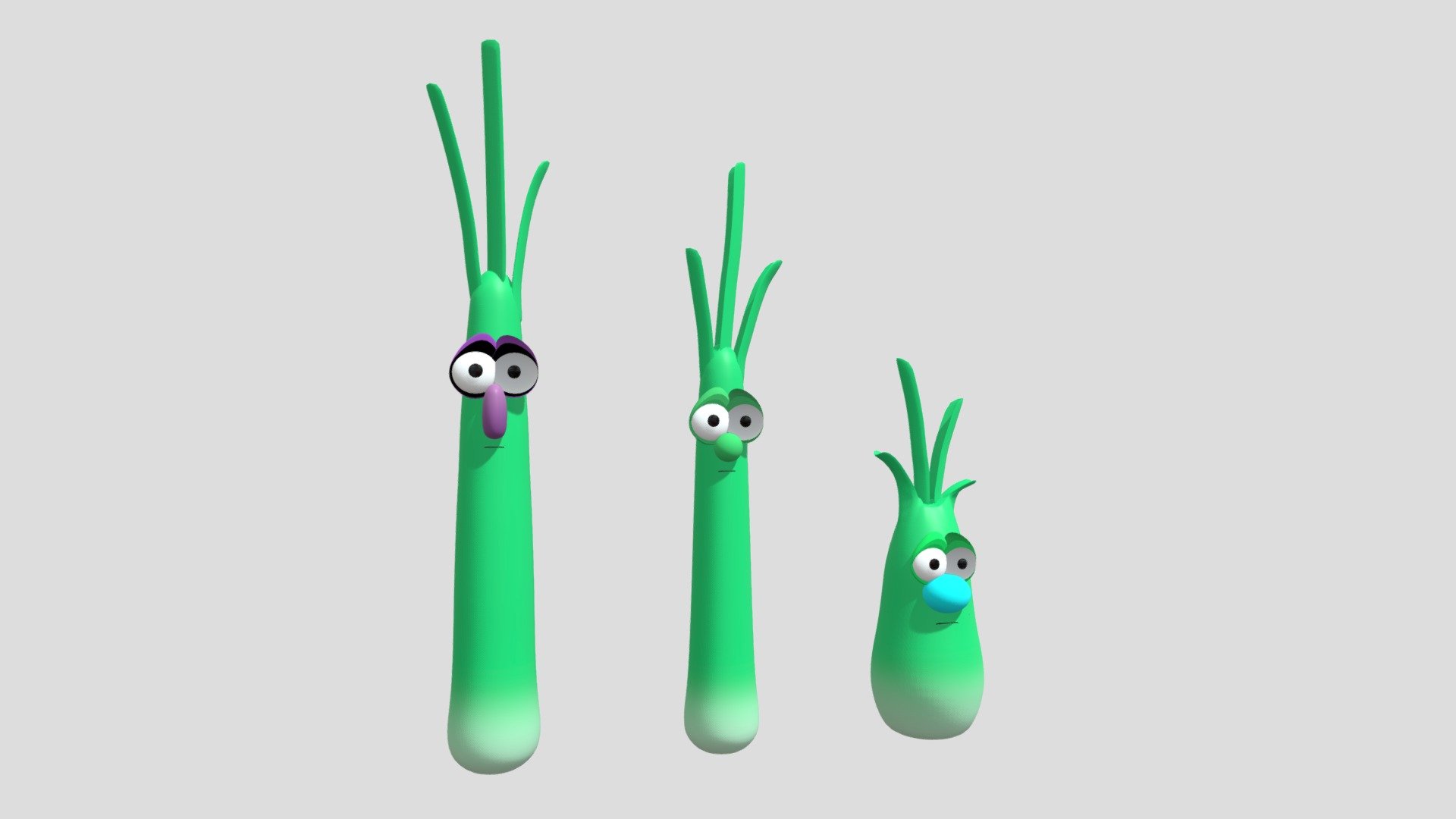 The Scallions (1990's) Free 3D Model By Janice Emmons 1990 Present [187d6ea]