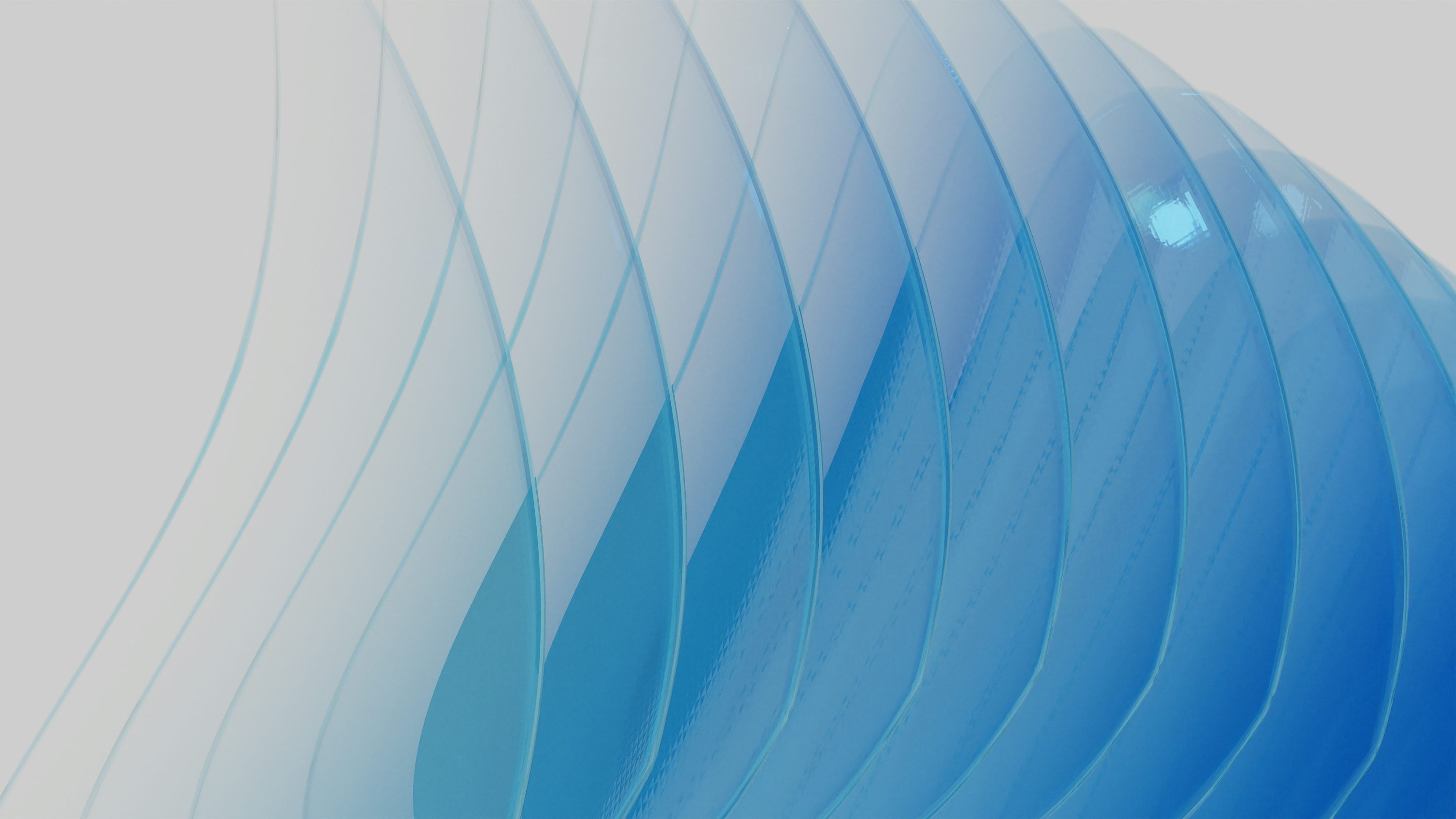 A blue and white abstract background with wavy lines photo