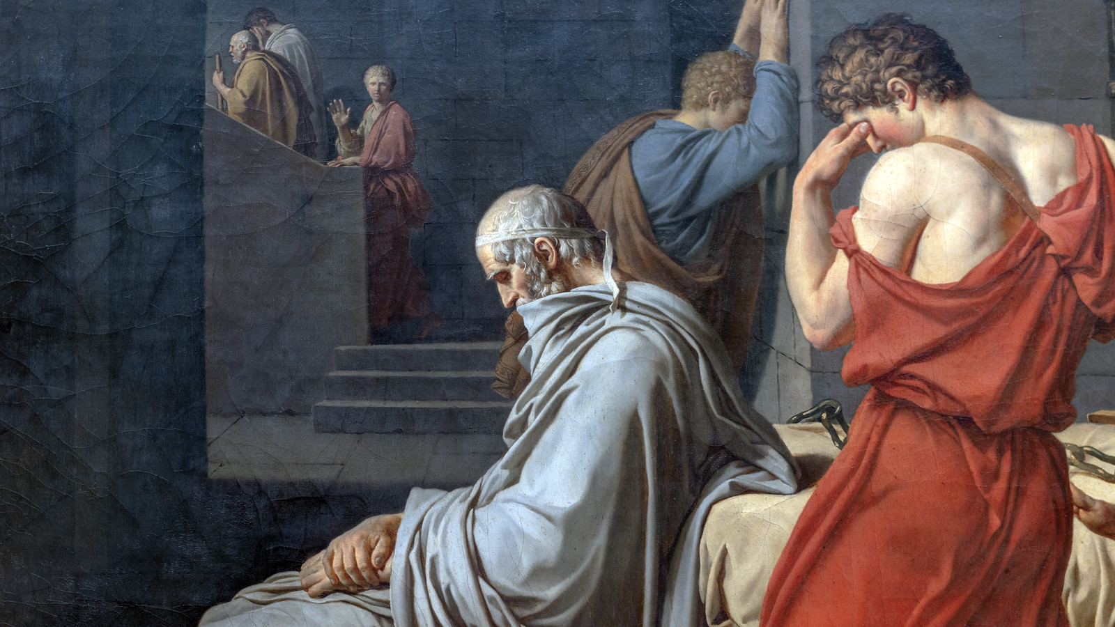 Jacques Louis David, The Death of Socrates. Jacques Louis D