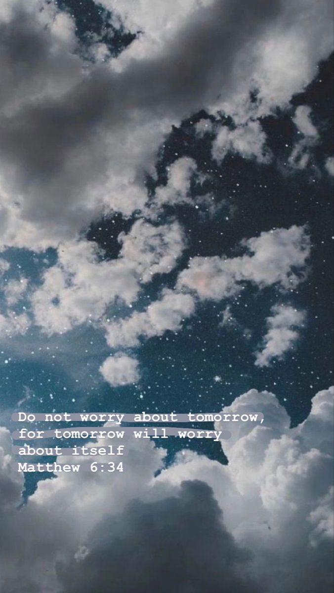 Matthew 6:34 wallpaper