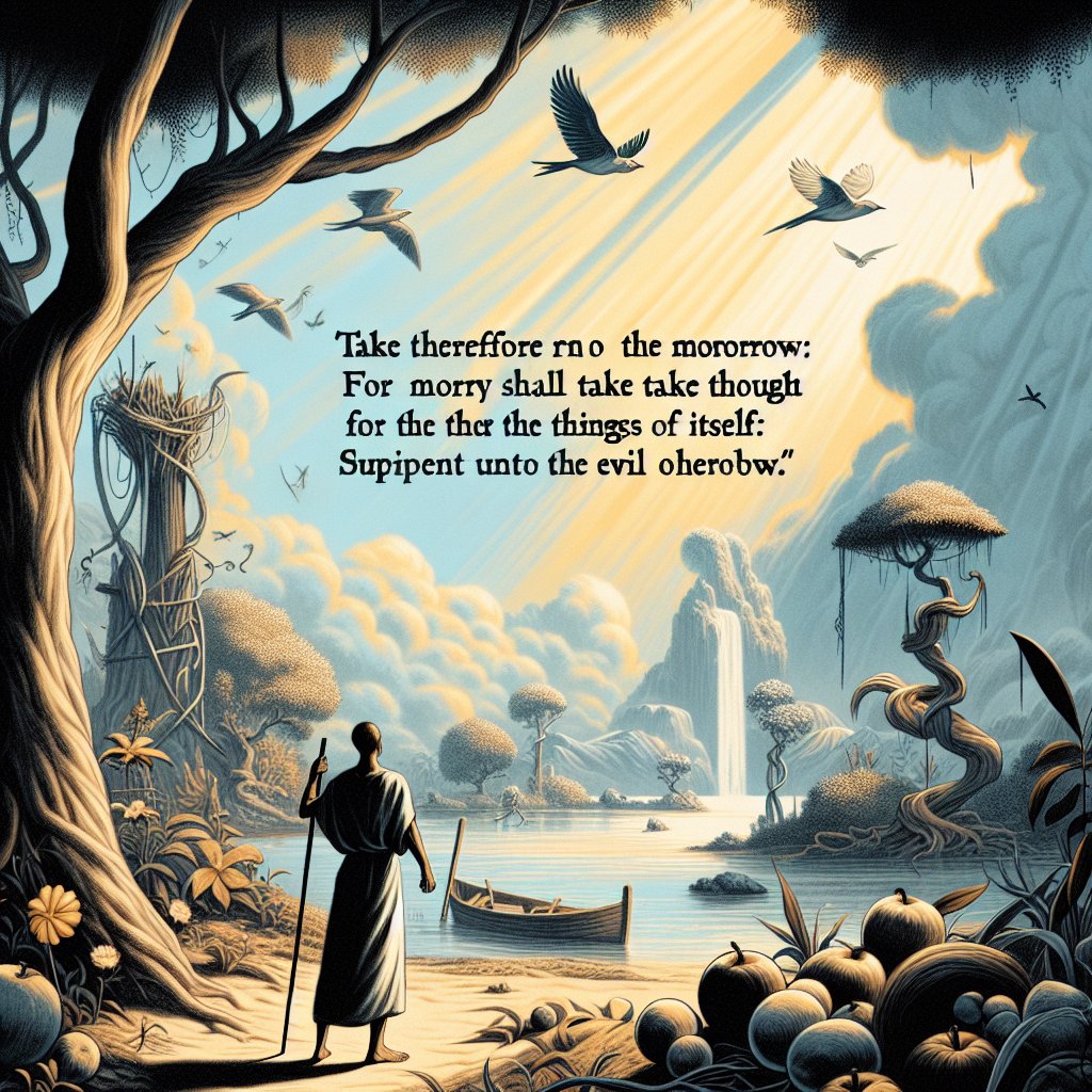 Matthew 6:34 Artwork