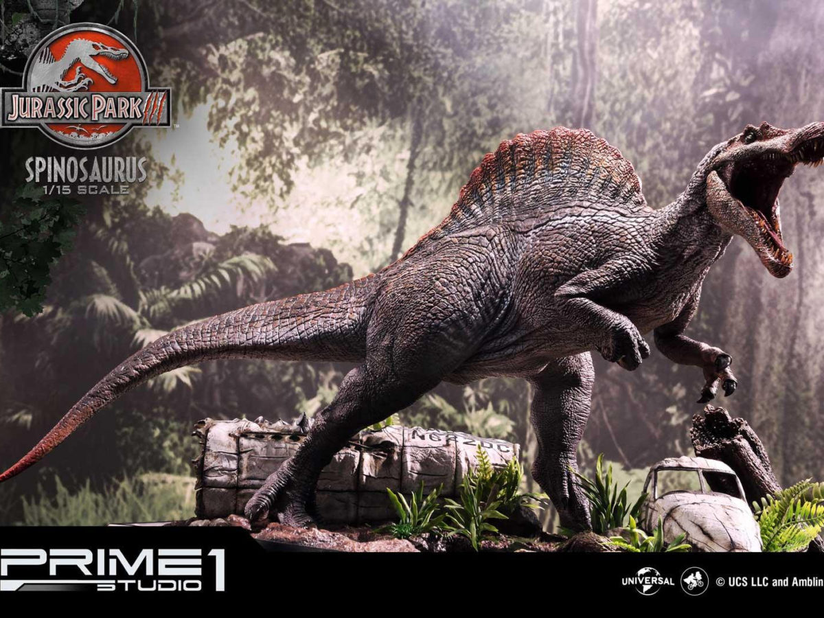 Jurassic Park III Spinosaurus is Unleashed with Prime 1 Studio