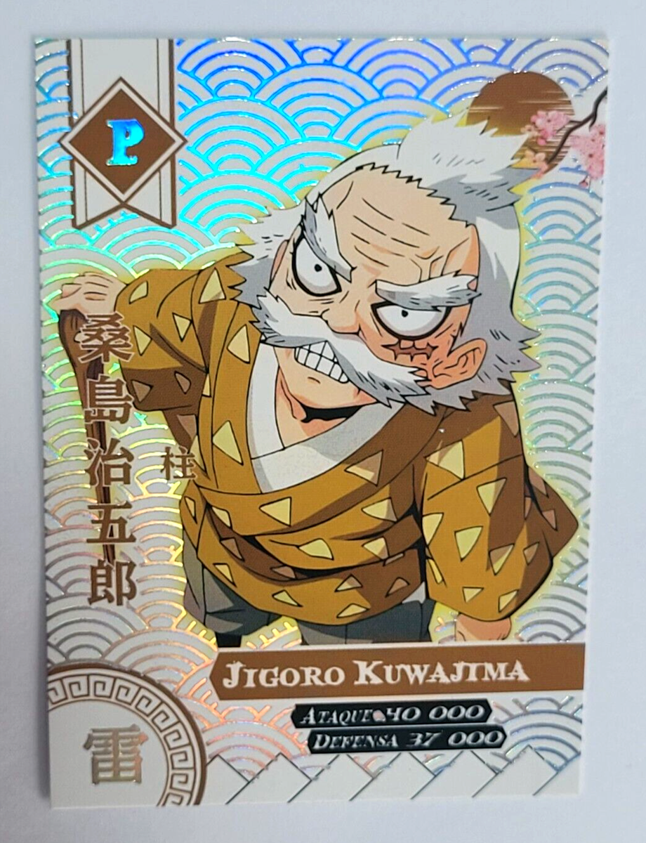 2024 DEMON SLAYER: Kimetsu no Yaiba Card JIGORO KUWAJIMA Peru TCG Foil