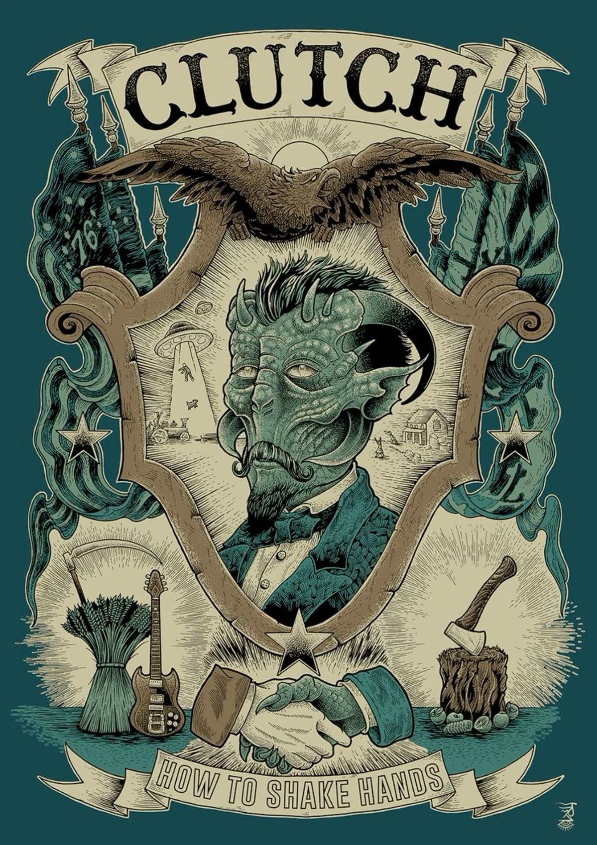 Some Amazing Clutch Gig and Song Posters