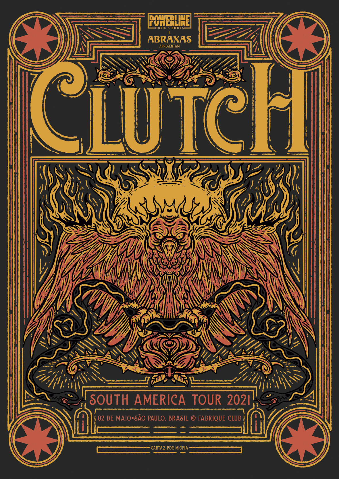 Show. stoner rock do Clutch de volta ao Brasil
