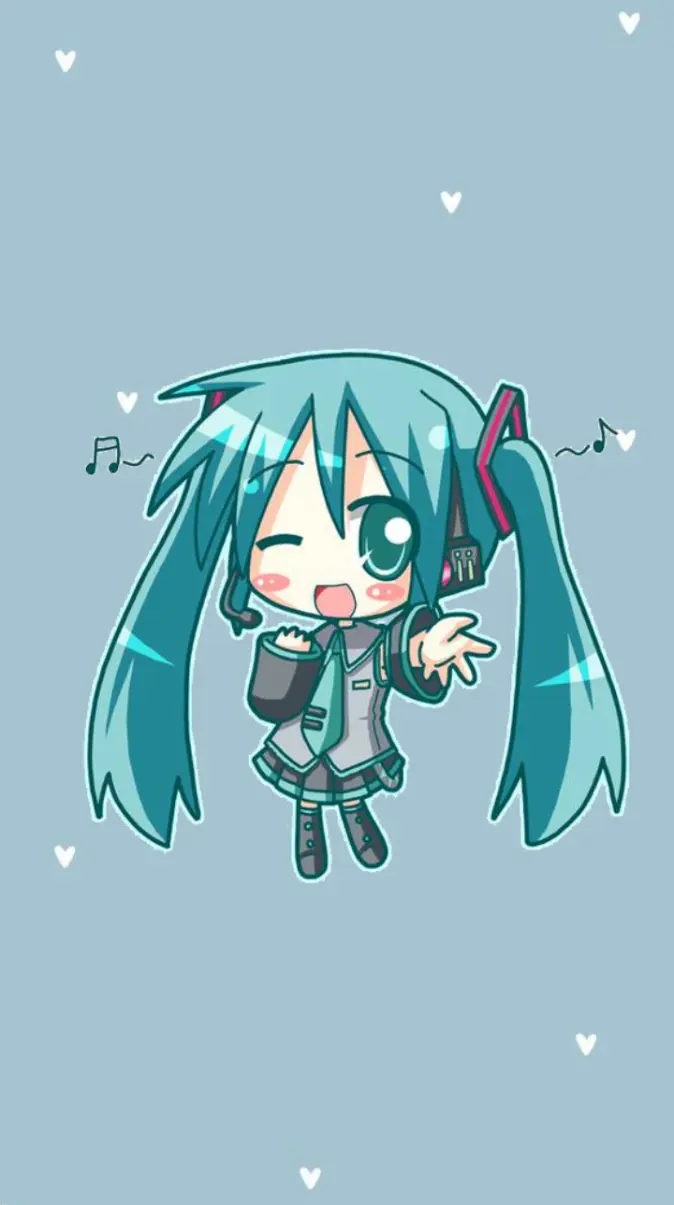 Chibi Miku wallpaper