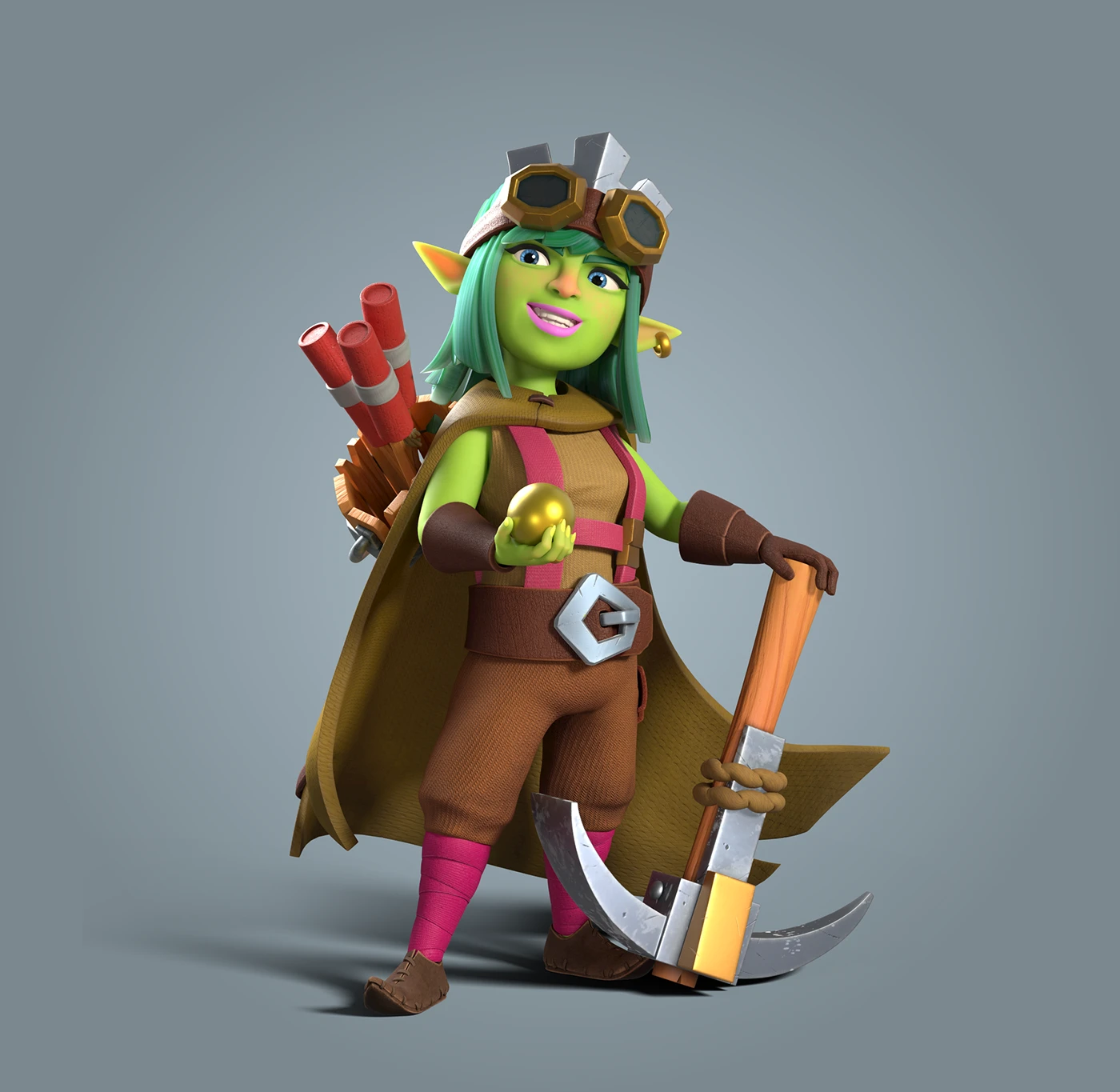 Clash of Clans, Goblin Archer Queen - Behance