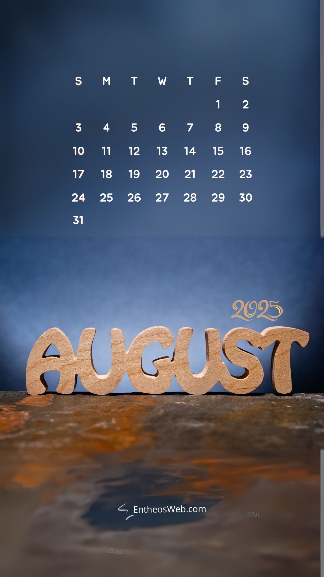 August 2025 Calendar Printables & Wallpaper