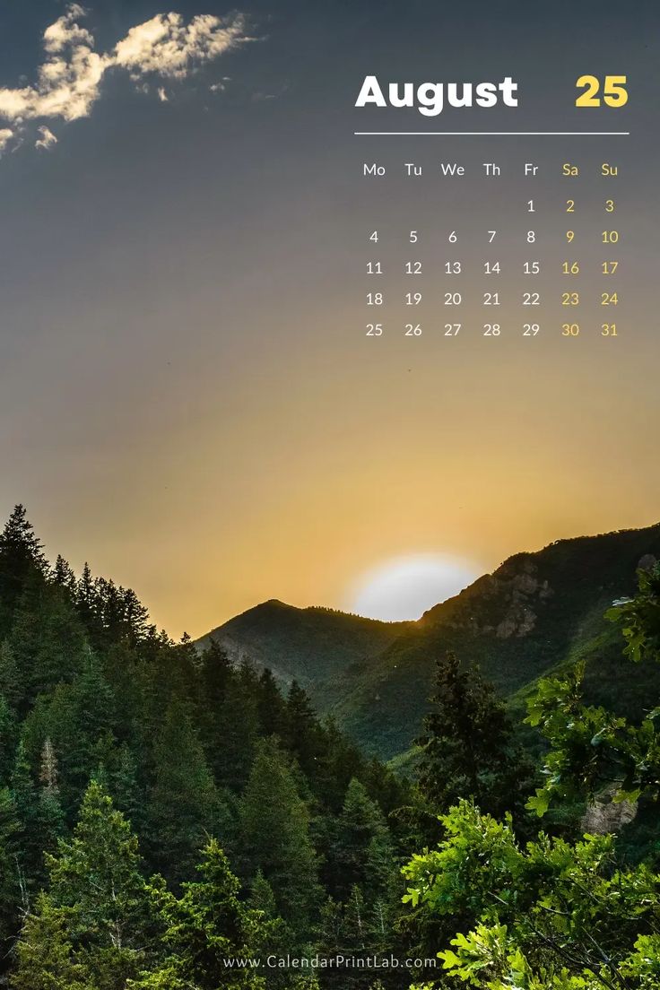 iPhone 2025 Calendar Wallpaper in HD Download