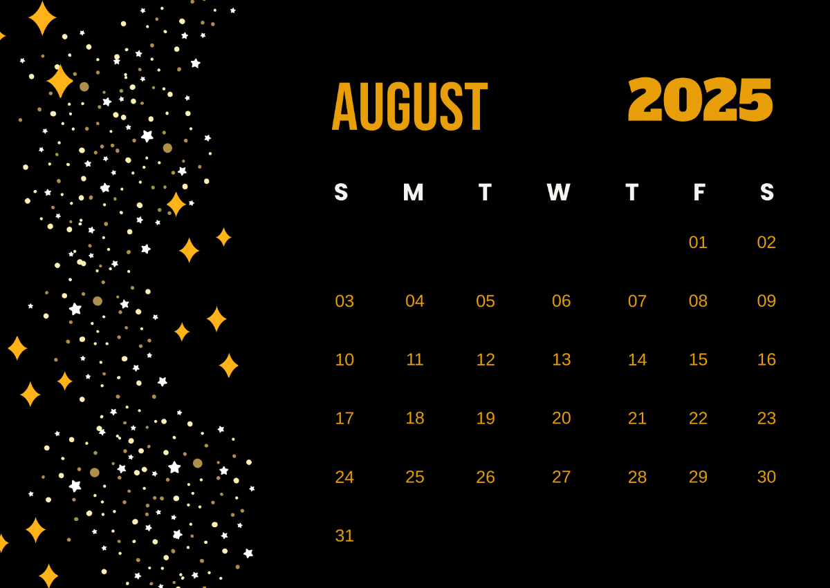 Free Calendar , Editable and Printable