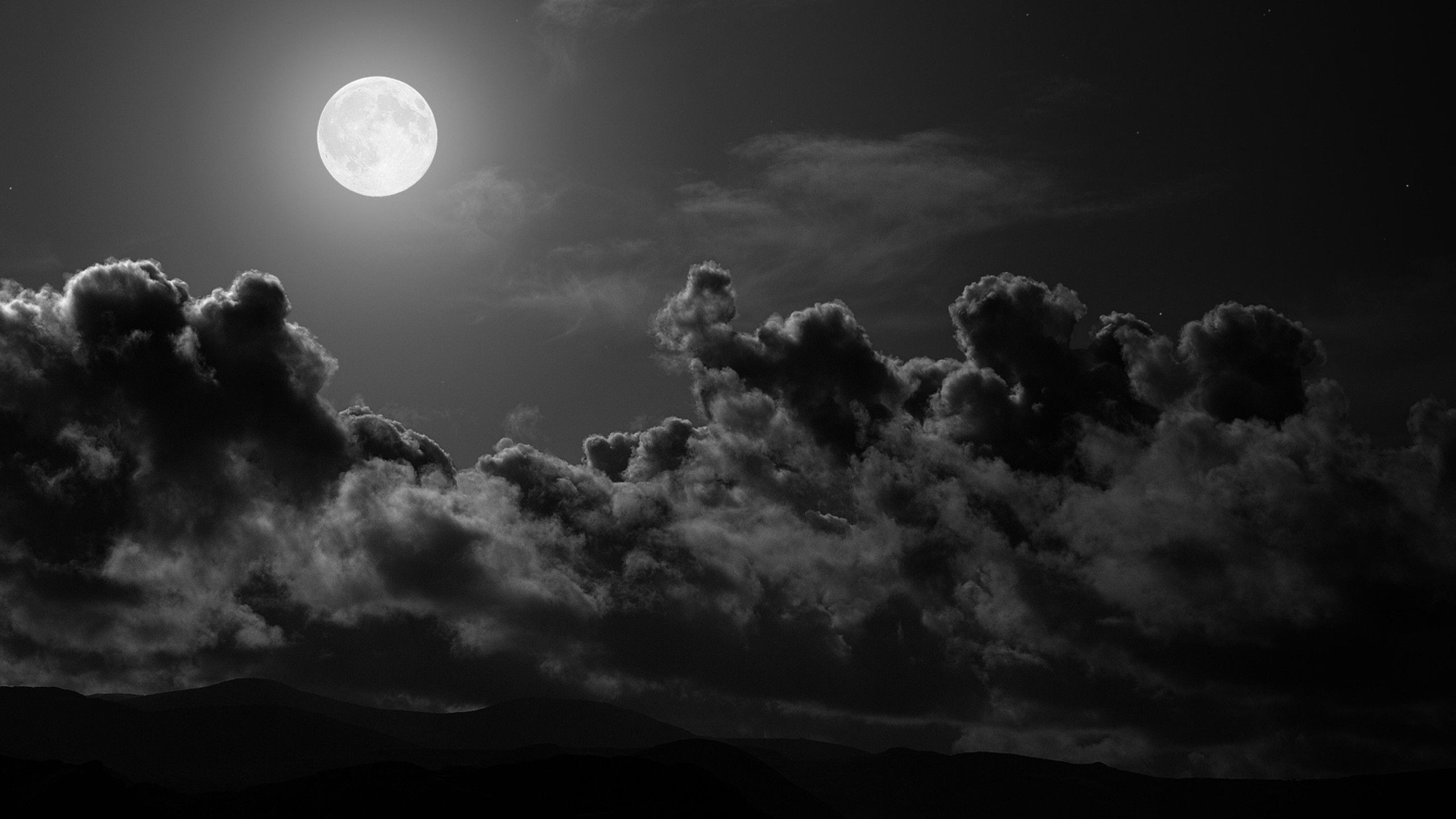 Aesthetic Black Moon Wallpaper 2560x1600 56426