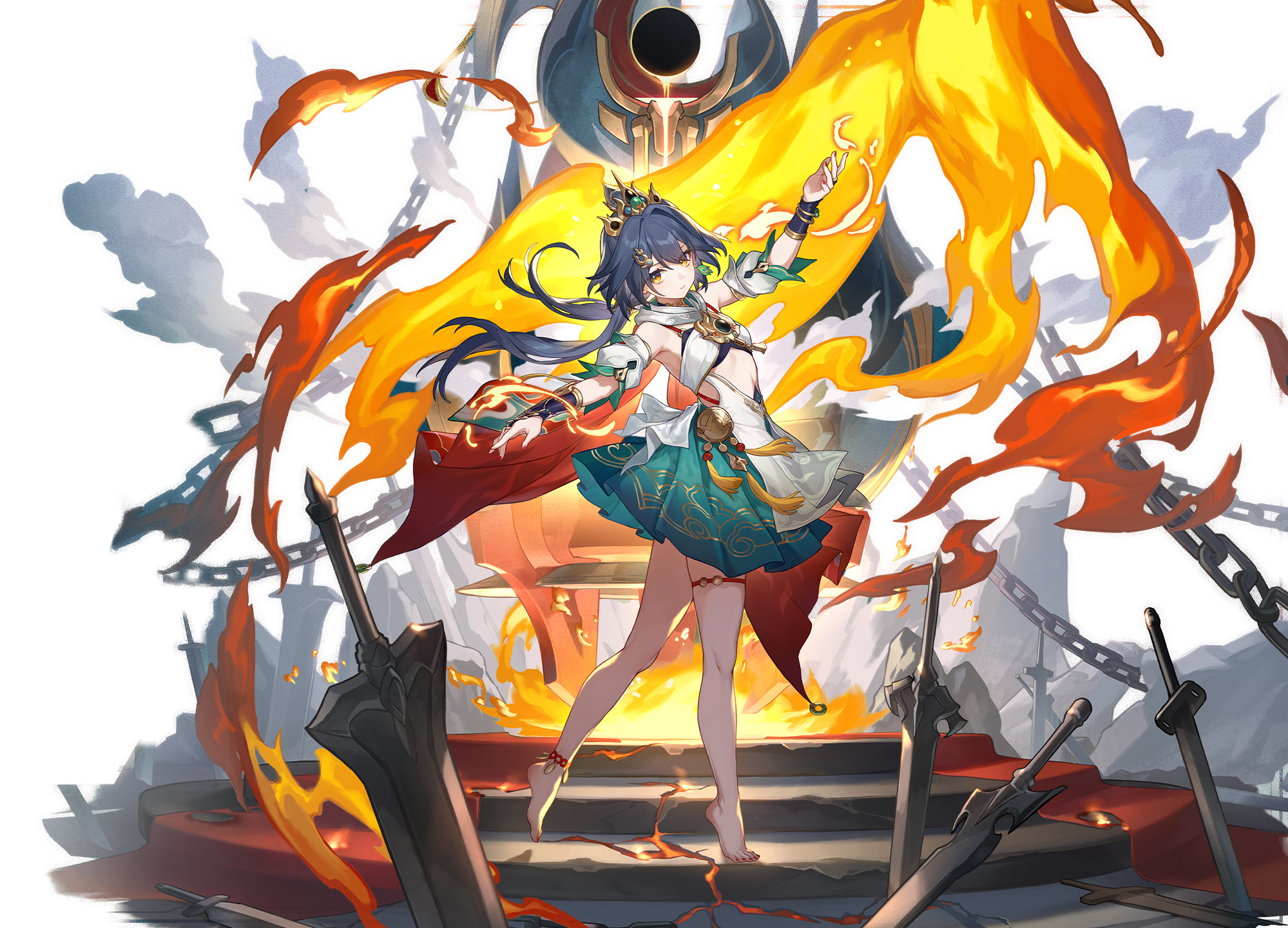Yunli, Jiaoqiu & March 7th Hunt Splash Art added to the drive Honkai: Star Rail