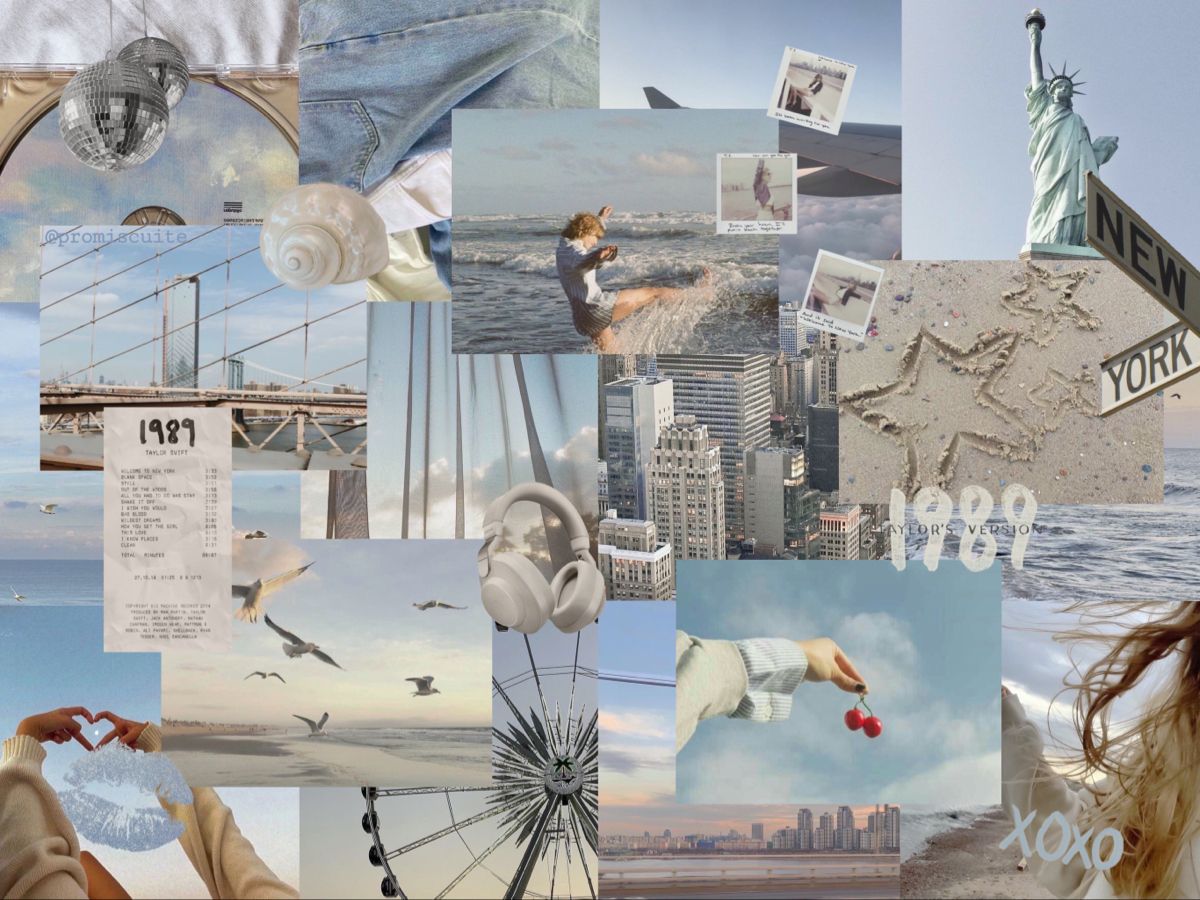 Taylor Swift Collage Wallpaper Laptop