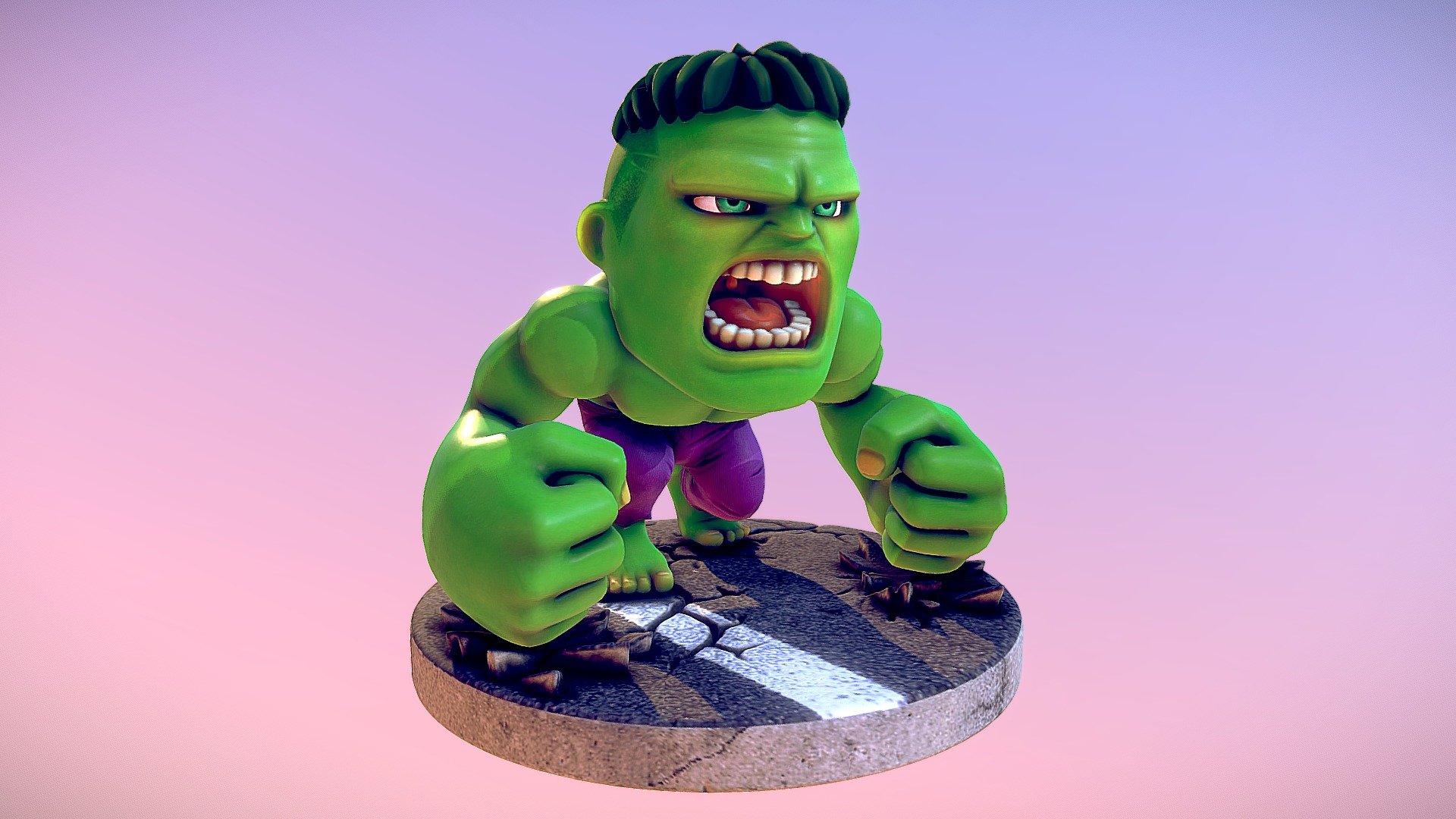 Mini Hulk model by Anderson Barges [b1da22e]