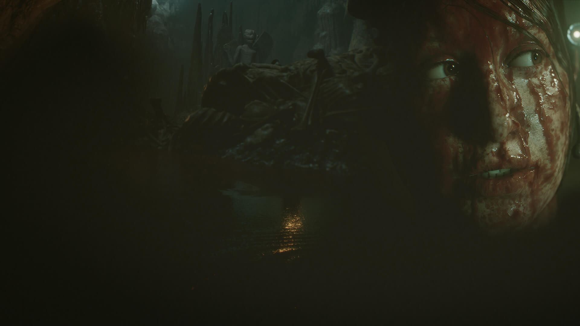 Some wallpaper from each game on The Dark Picture website