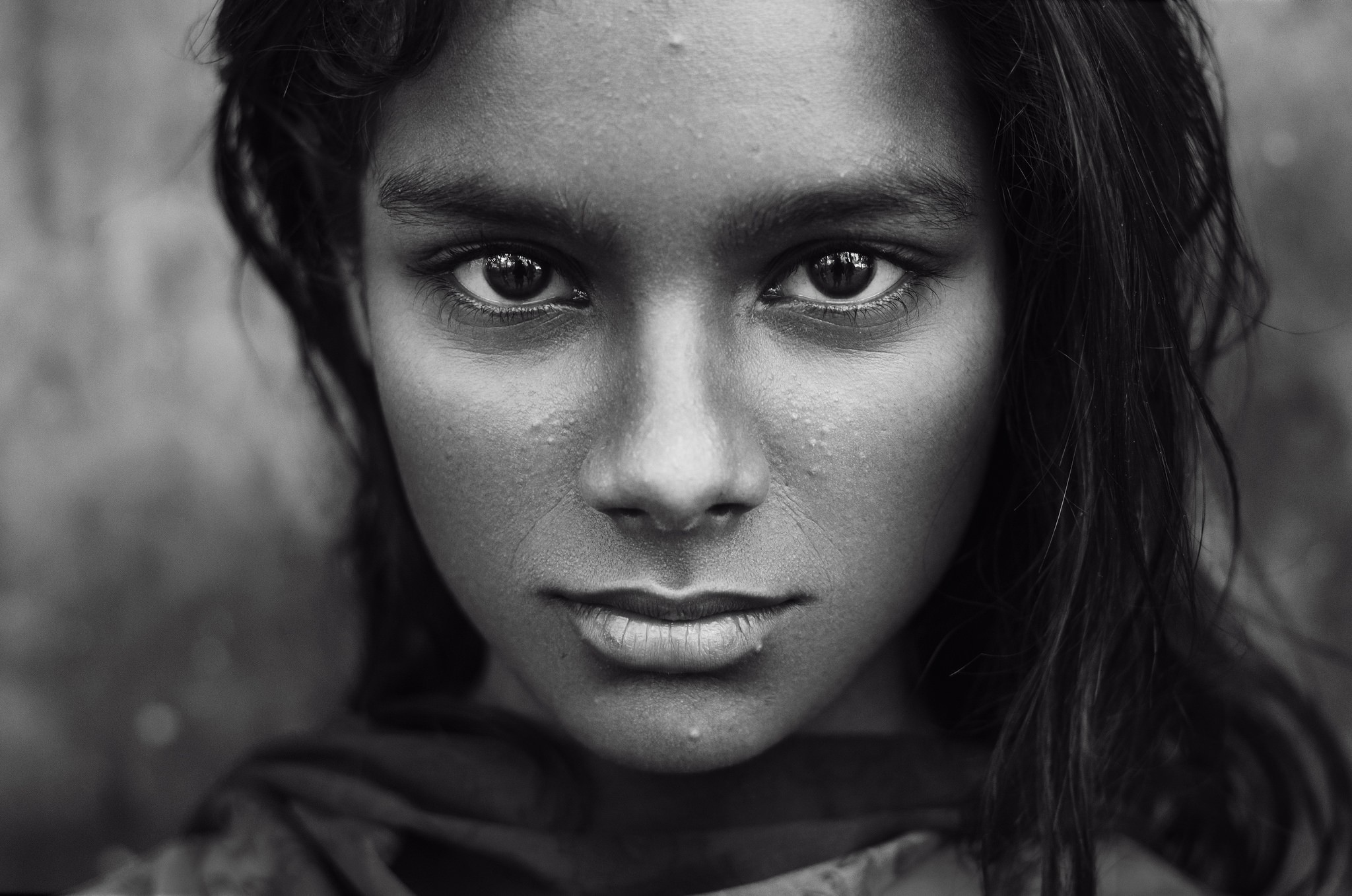 monochrome, Women, Face Wallpaper HD / Desktop and Mobile Background