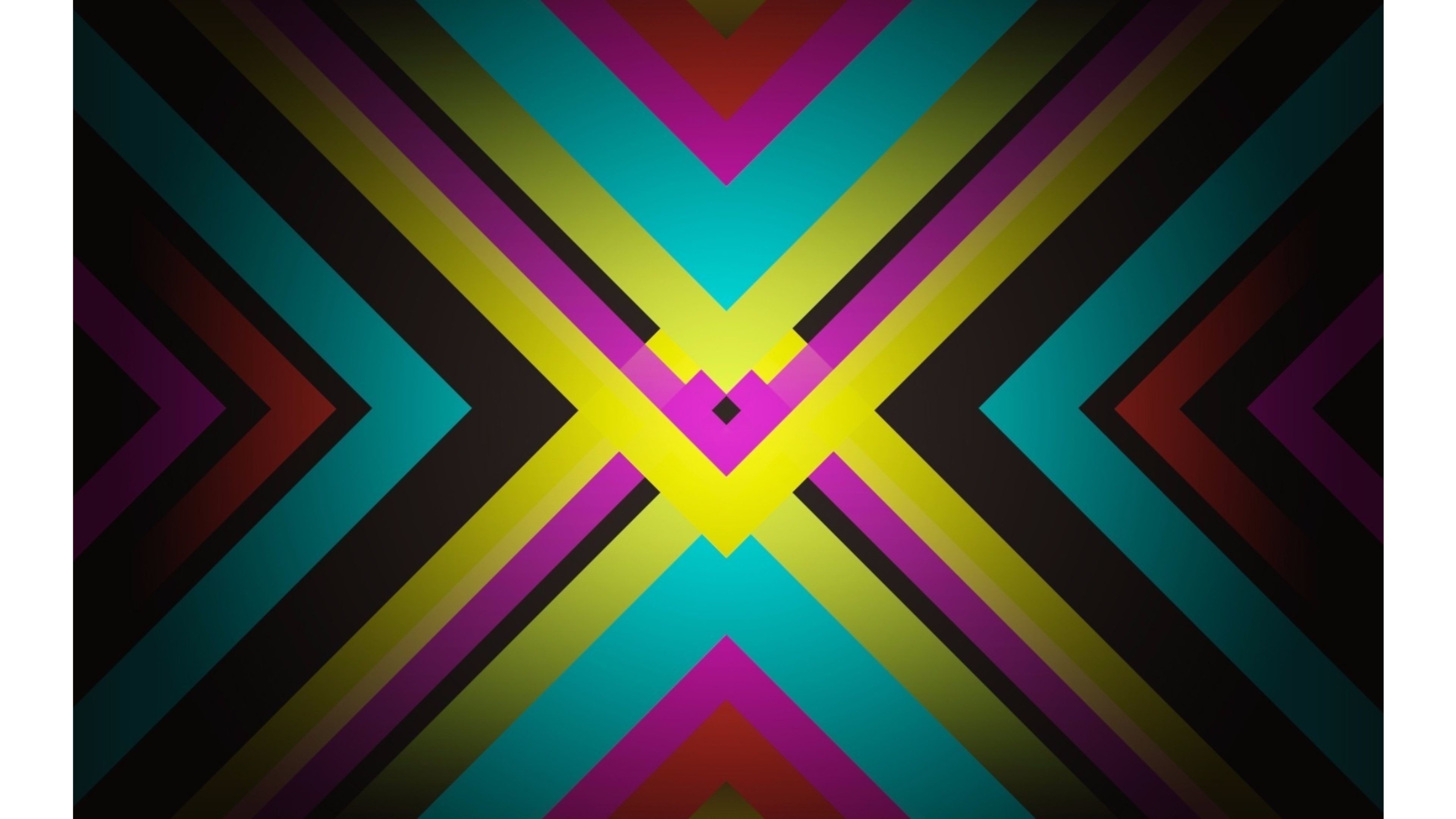 X Marks the Spot 4K Abstract Wallpaper