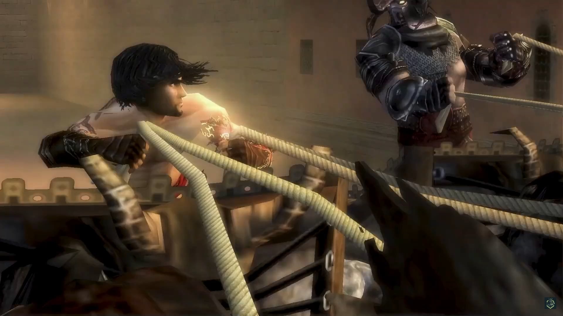 PRINCE OF PERSIA THE TWO THRONES. (Axe and Sword warriors) 4th sand boss kill