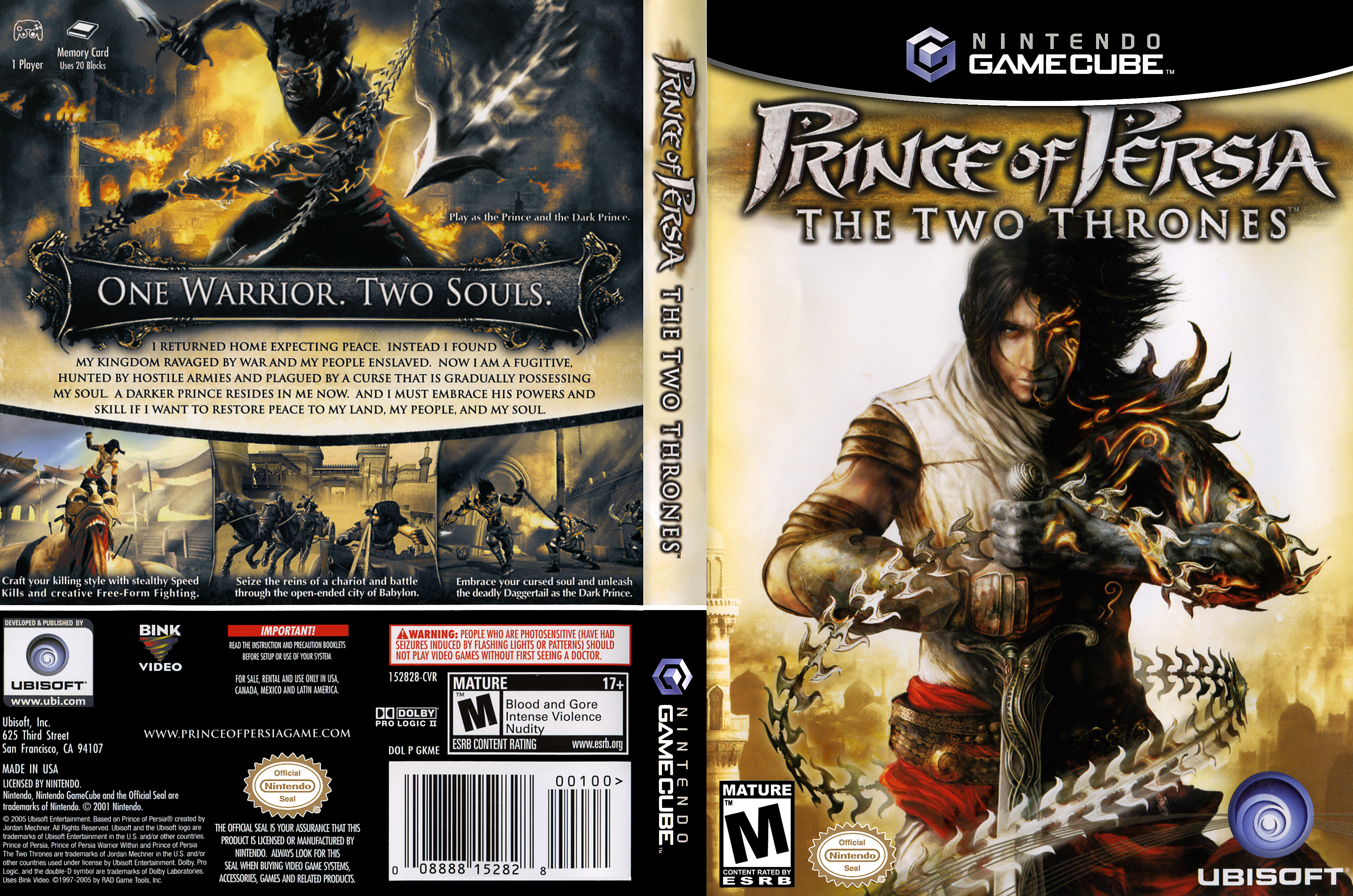 Prince Of Persia: The Two Thrones (USA, Europe, Japan) [PlayStation 2, PlayStation Portable, Mobile Java, GameCube, Wii], Ubisoft Montreal; Ubisoft Casablanca, Free Download, Borrow, And Streaming, Internet Archive