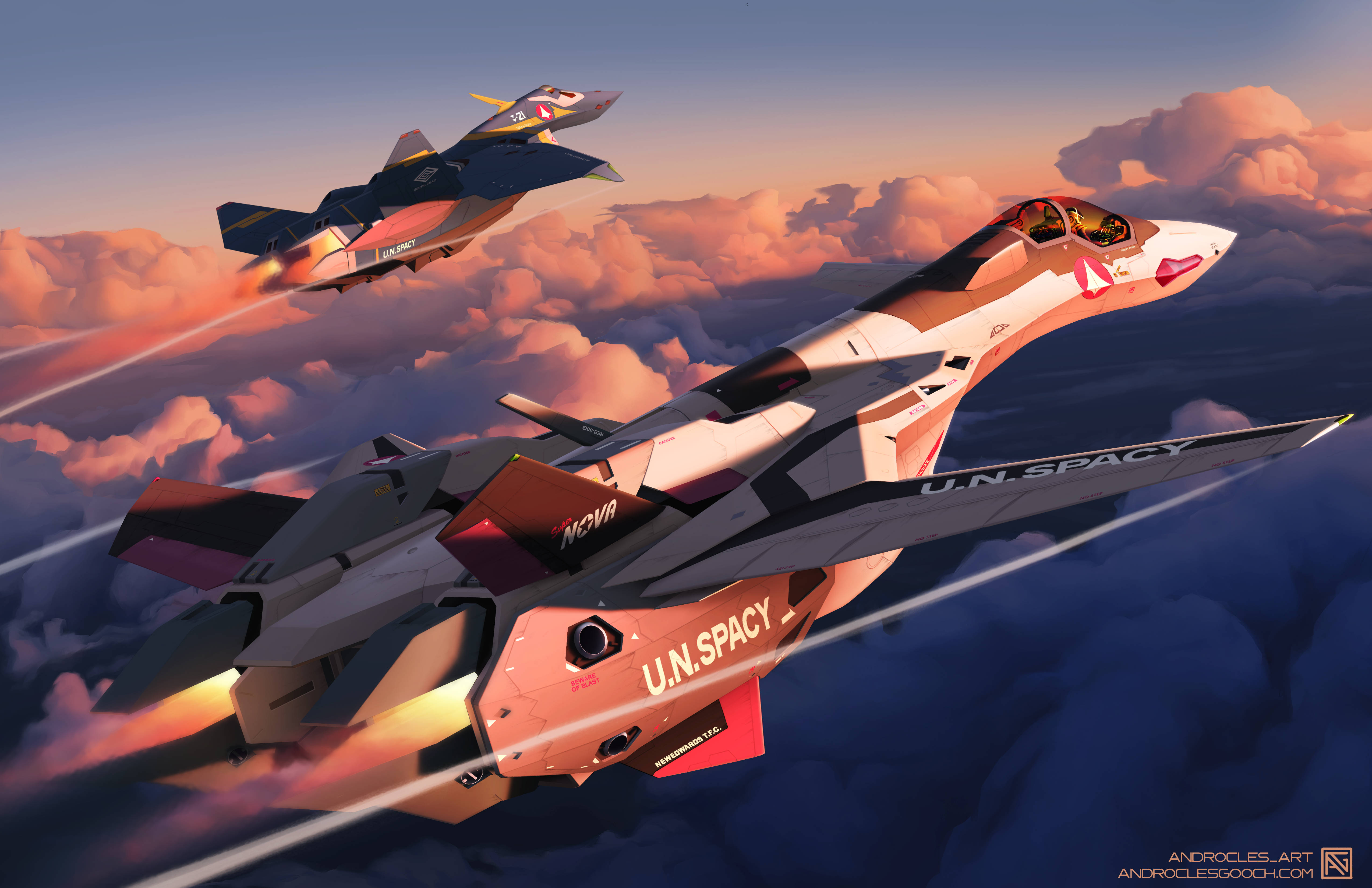 Hello ya'll just wanted to share my fan art of Macross Plus I did for the 30th anniversary (even though I am quite late)