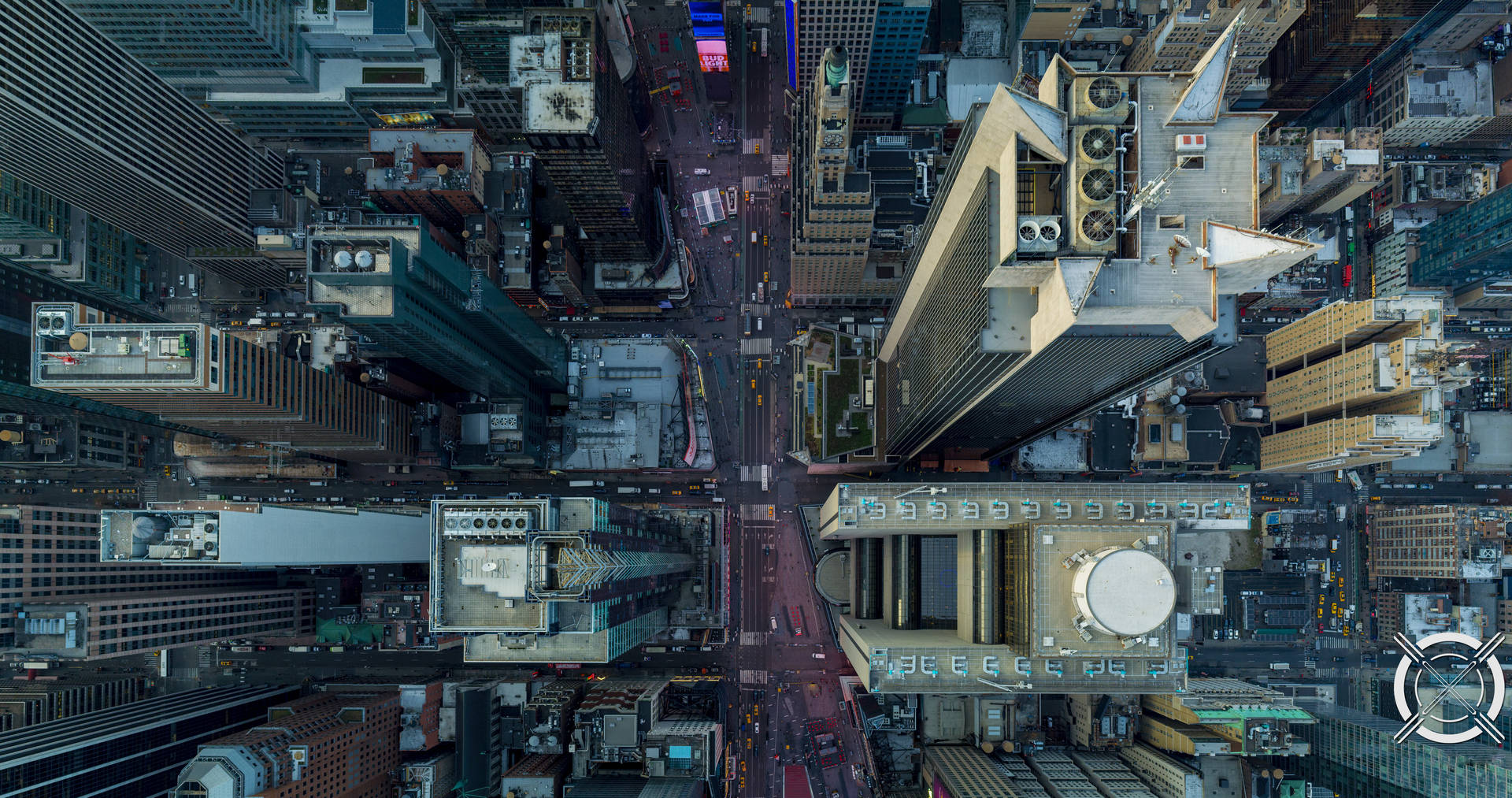 Download 4k New York City Top View Wallpaper