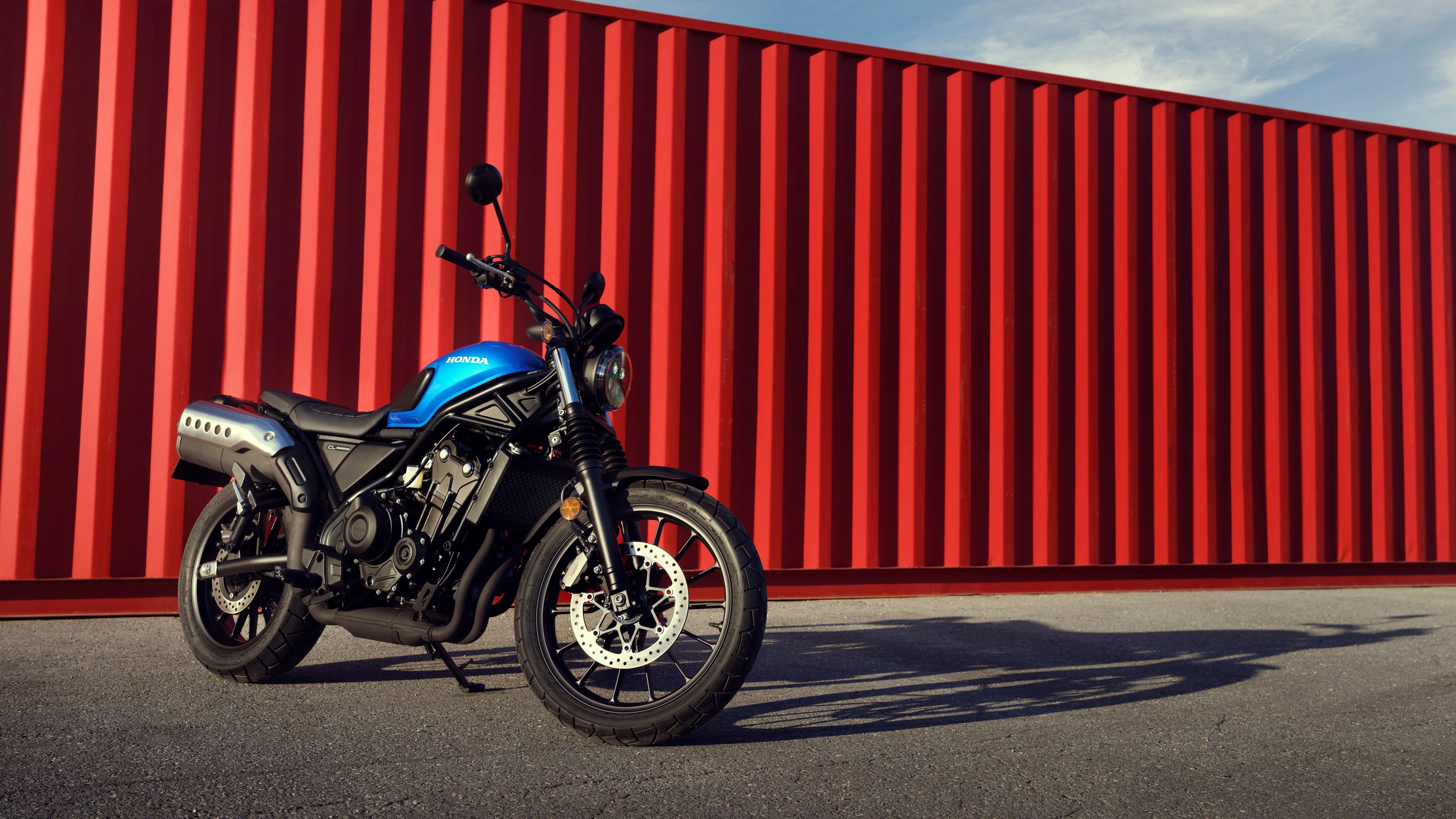 Honda CL500 Scrambler Wallpaper 4K, Classic bikes