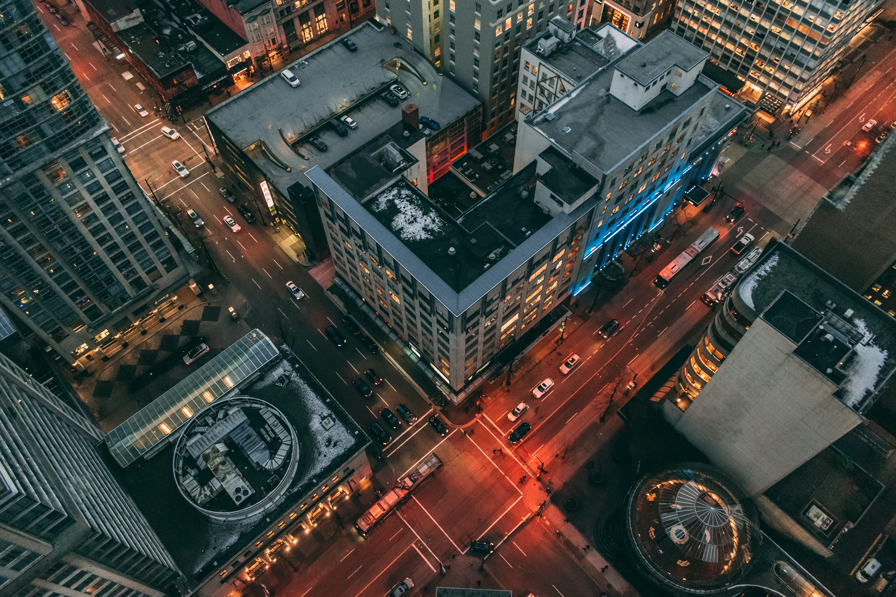 City Top View Picture. Download Free Image