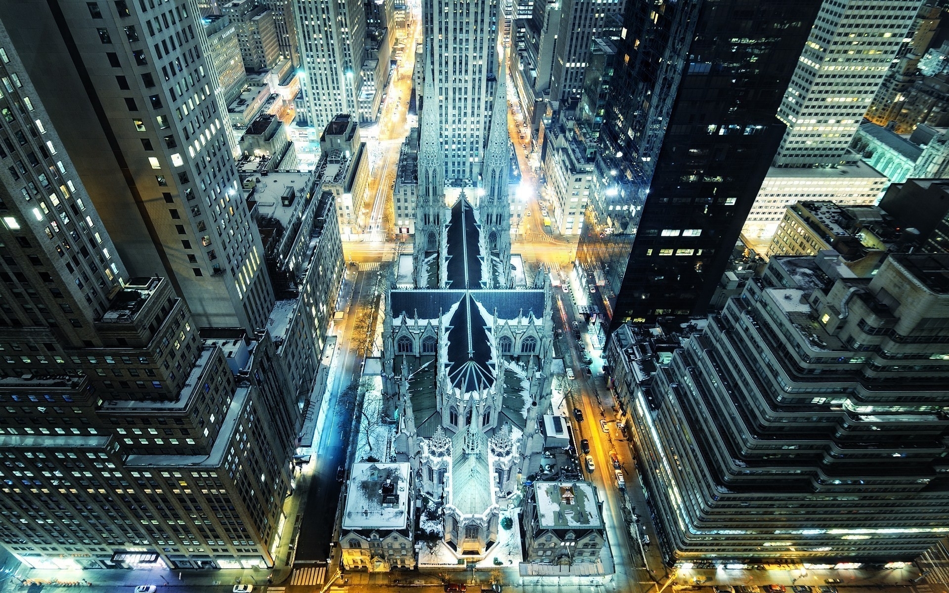 new, York, City, World, Cities, Architecture, Buildings, Roads, Skyscrapers, Hdr, Night, Lights, Window, Bright, Traffic Wallpaper HD / Desktop and Mobile Background