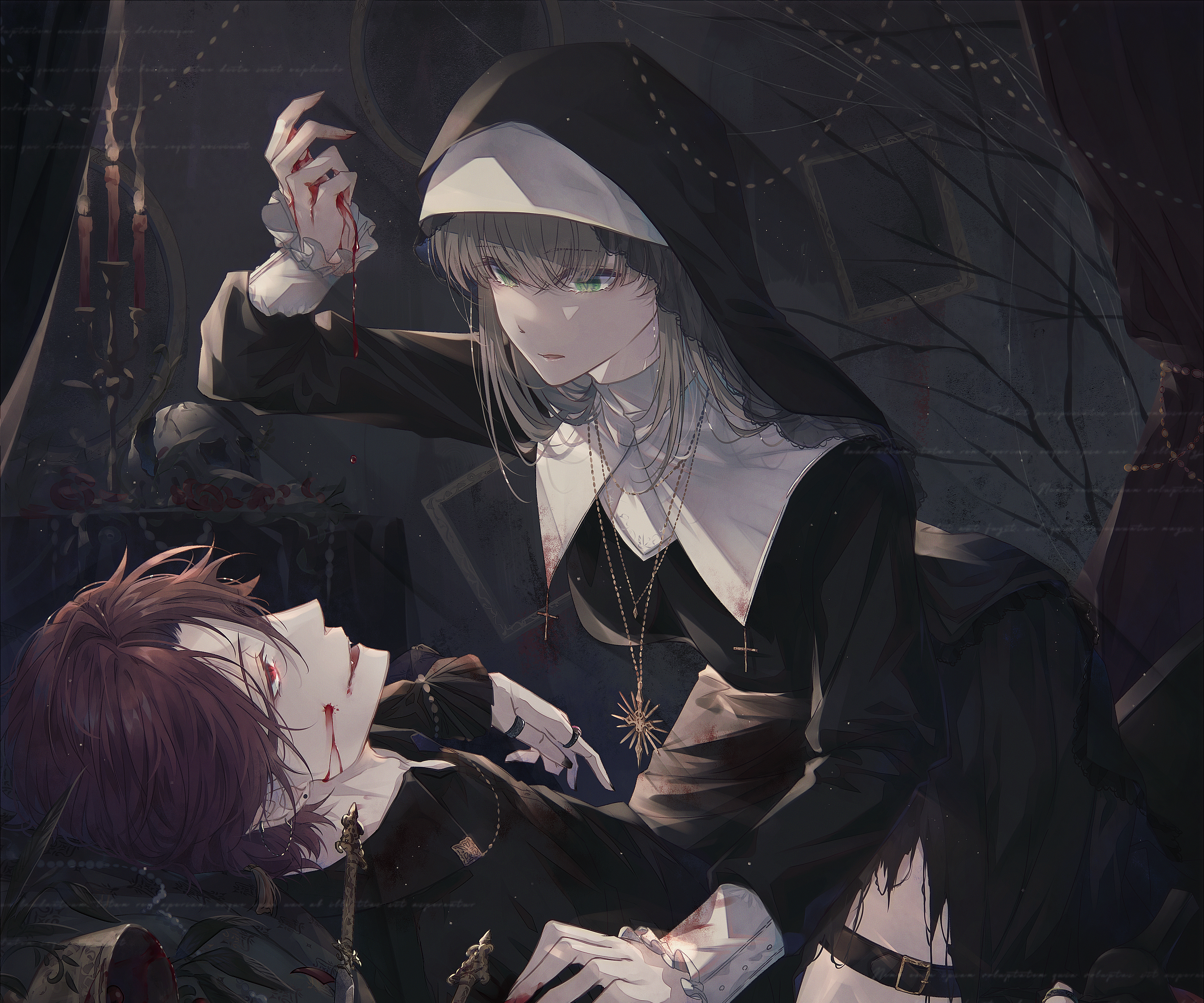 Download Nun Anime Girl Anime Girl HD Wallpaper