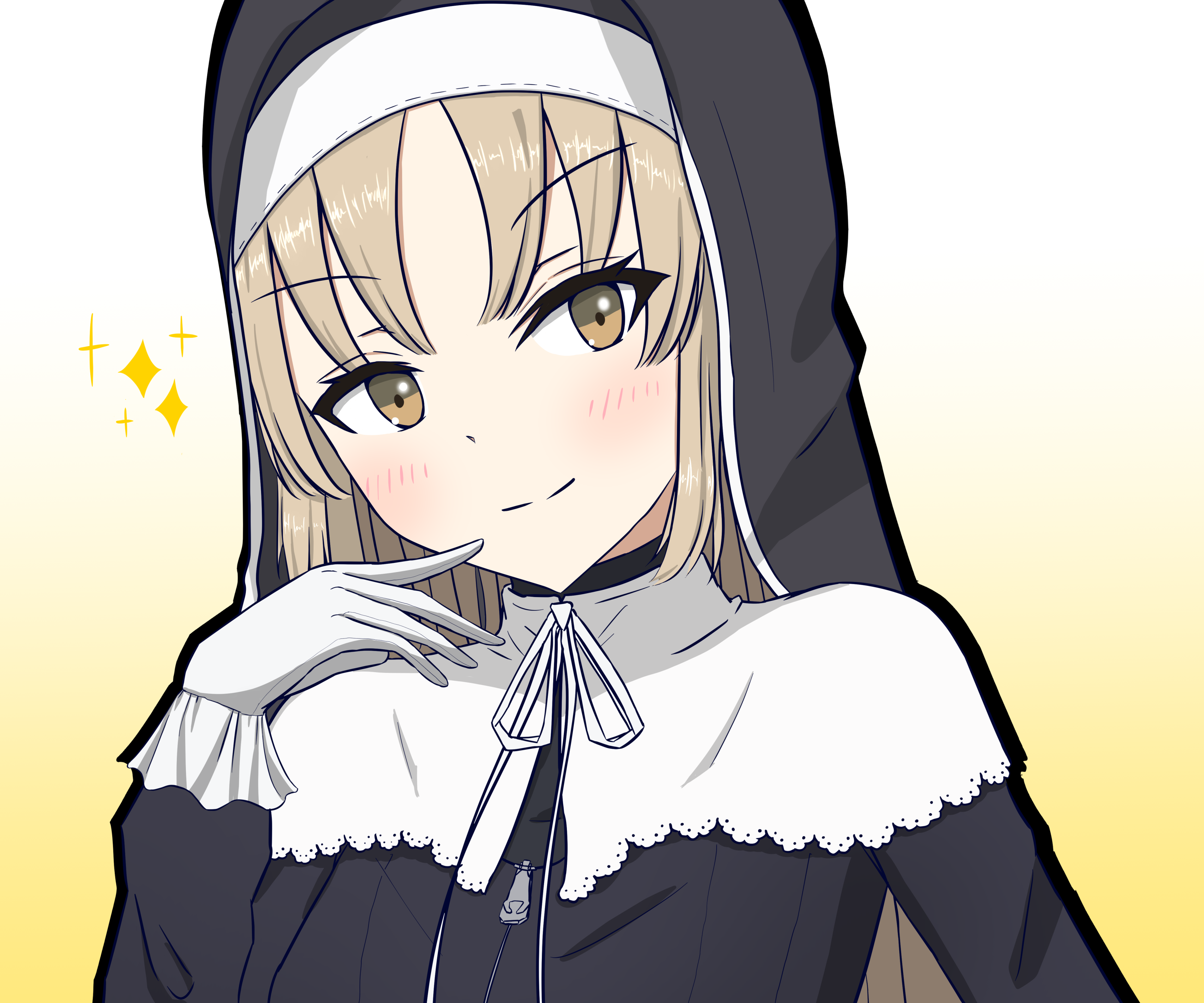 Download Nun Nijisanji Sister Claire (Virtual Youtuber) Anime Virtual Youtuber HD Wallpaper