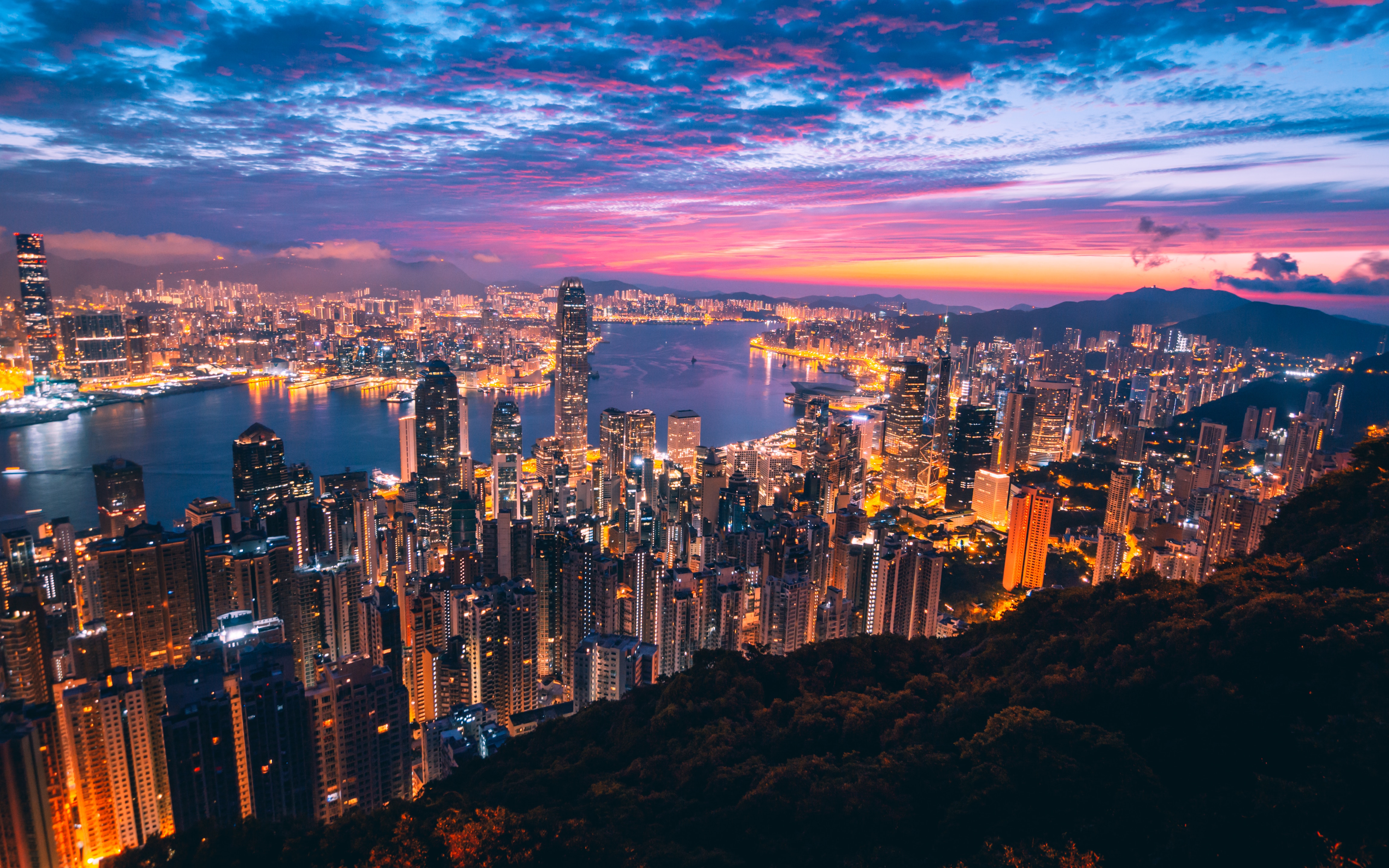 Dawn Above The City Of Lights 5k Wallpaper, HD Photography Wallpaper, 4k Wallpaper, Image, Background, Photos and Picture