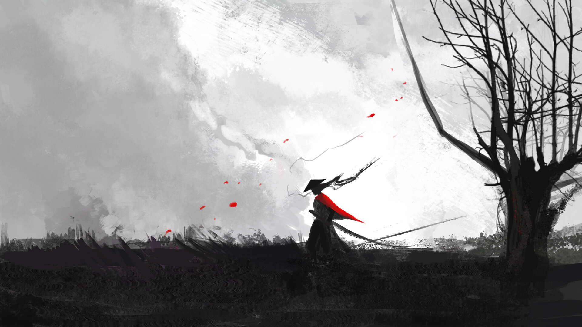 Stephen ETIENNE samurai speed painting