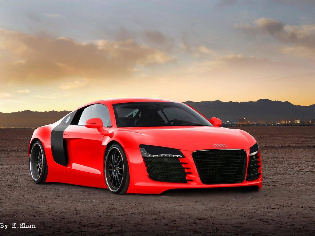 Audi r8 Red. Audi R8 Virtual Tuning