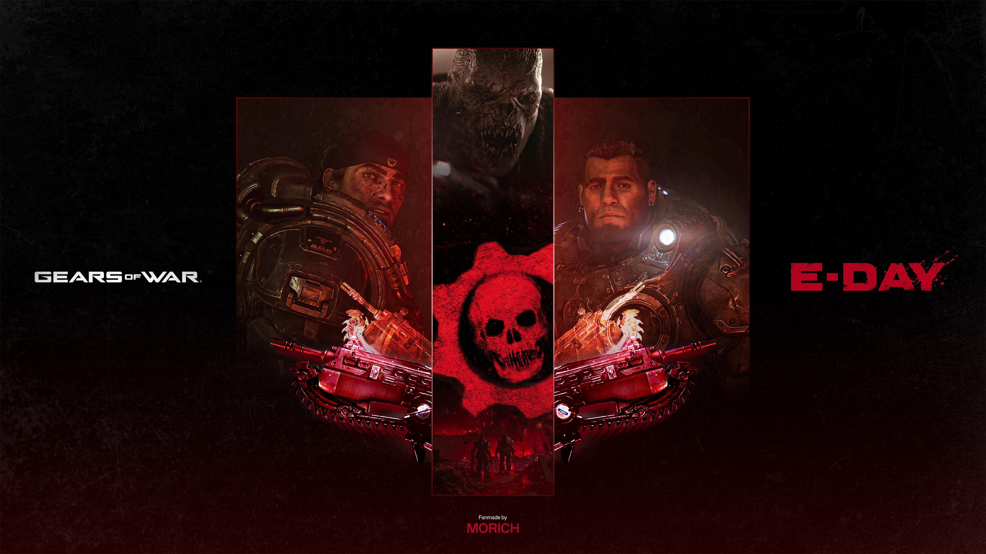 Delar Min Gears Of War: E DAY Tapet